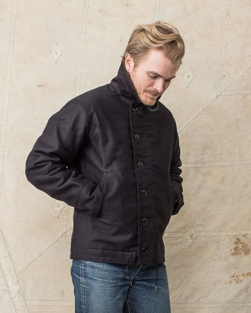 Buzz Rickson's Type N-1 Deck Jacket Navy Demotex BR15340 – Second Sunrise
