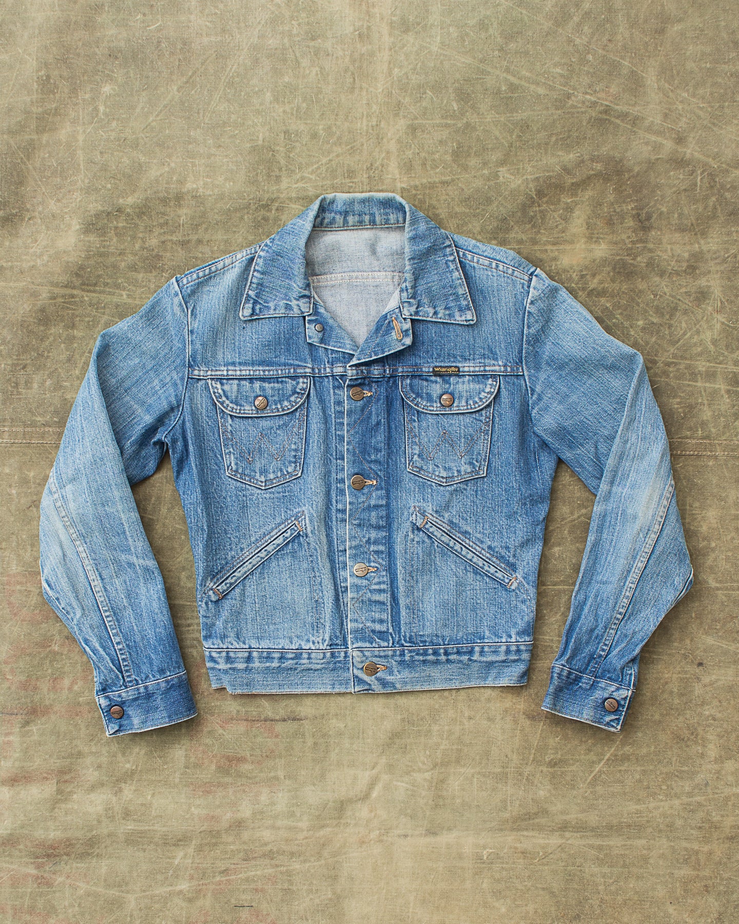 No. 1 Vintage 80's Wrangler Broken Twill Denim Jacket