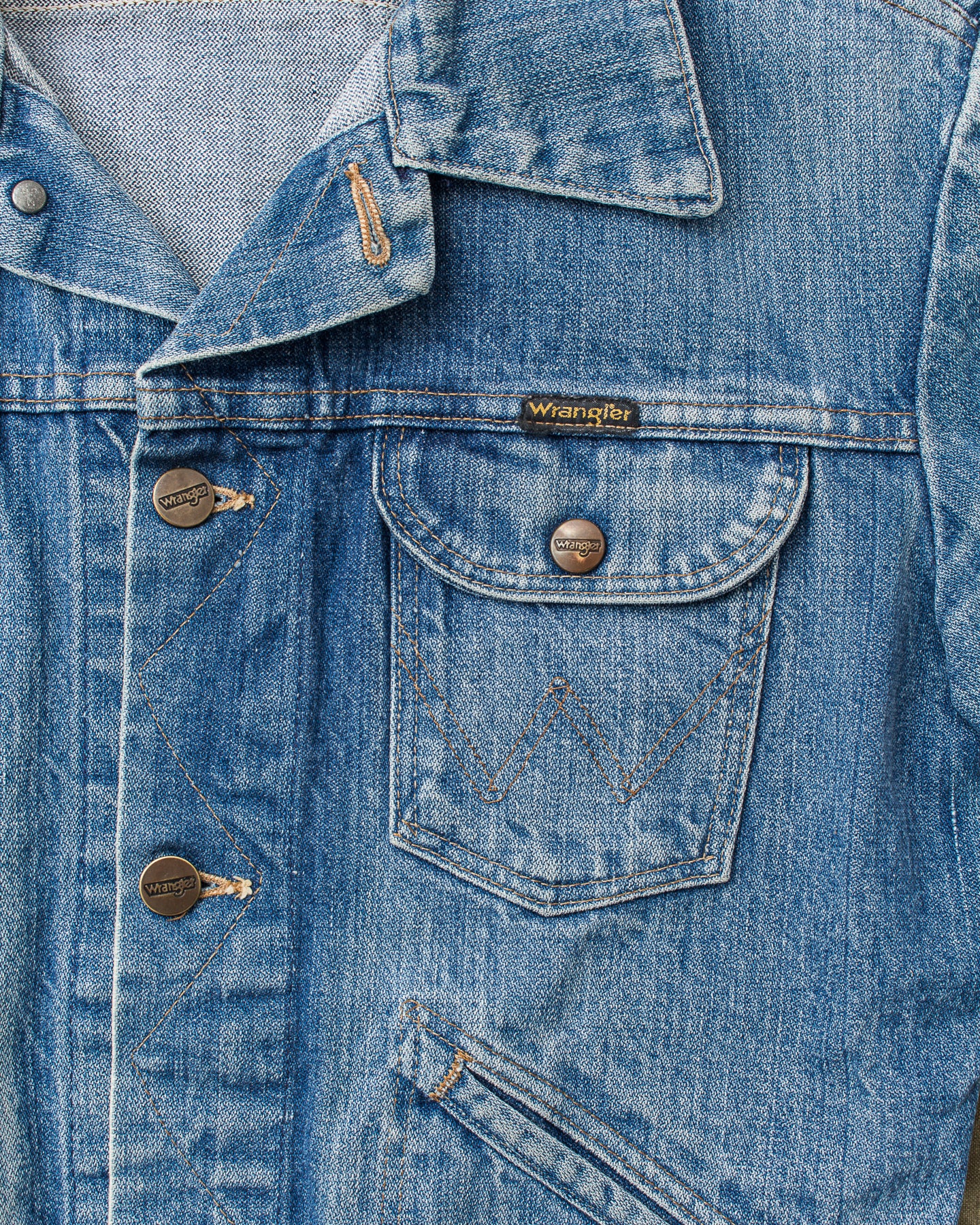 No. 1 Vintage 80's Wrangler Broken Twill Denim Jacket