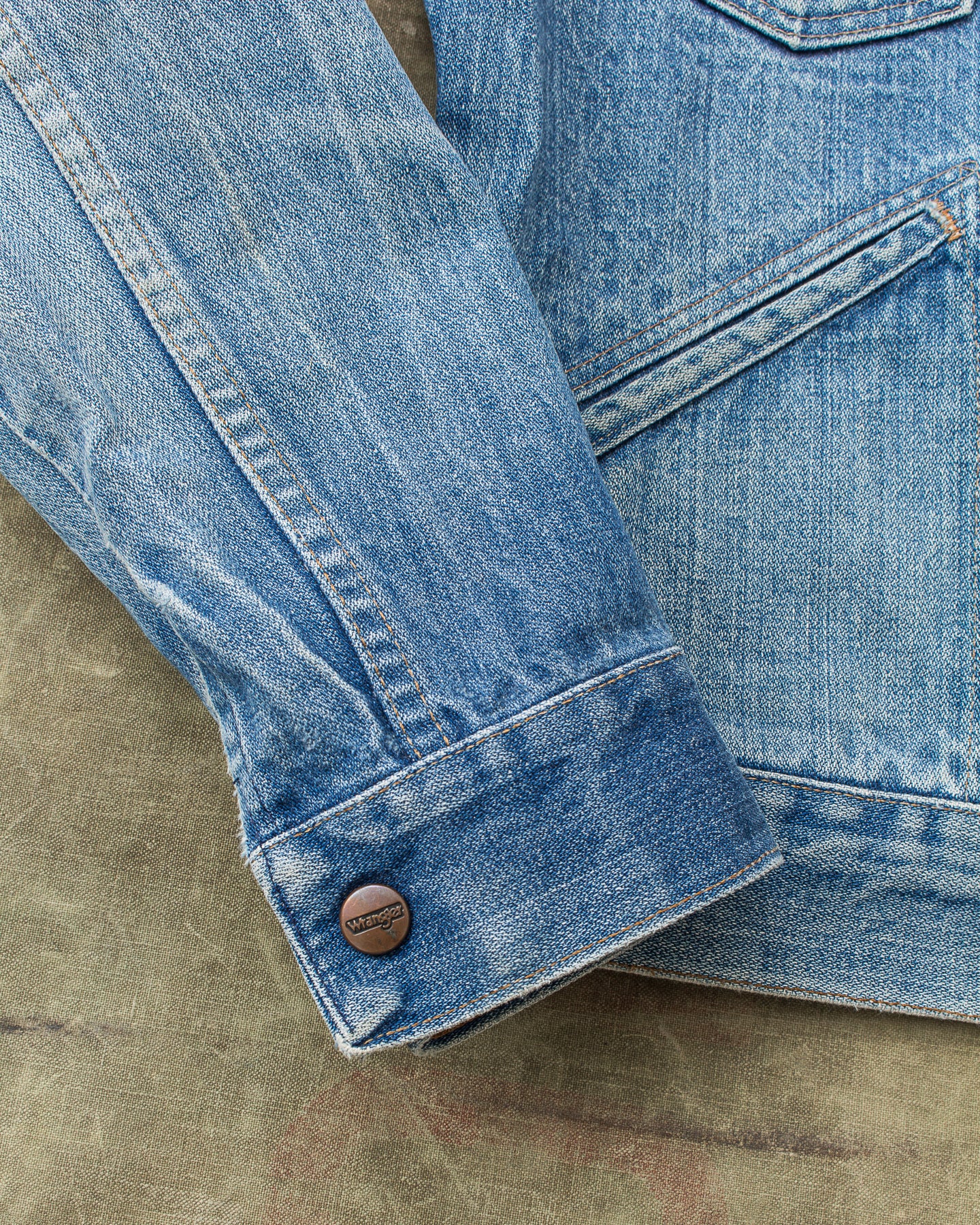No. 1 Vintage 80's Wrangler Broken Twill Denim Jacket