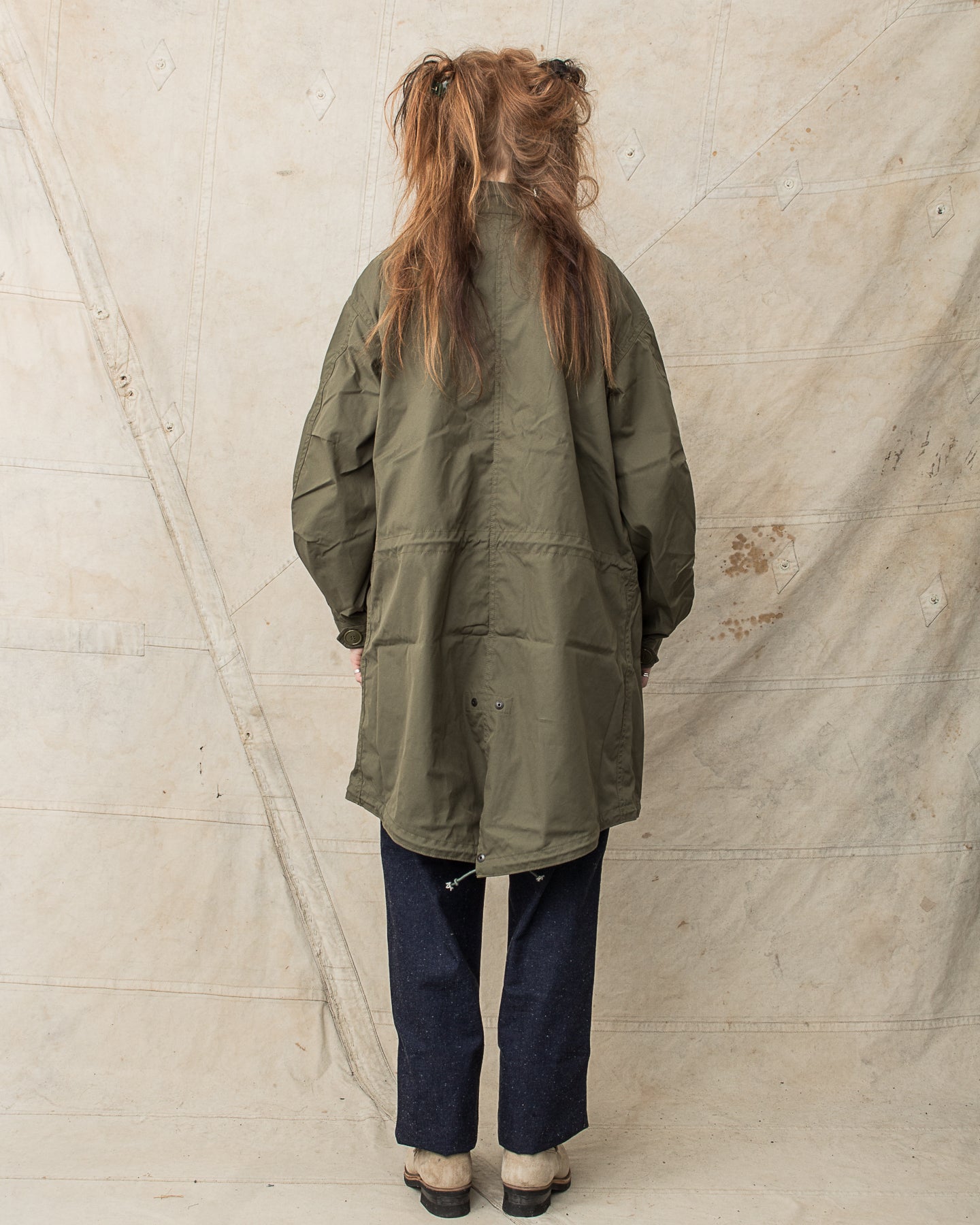 Buzz Rickson's M-65 No Hood Fish Tail Parka Olive BR14719 – Second