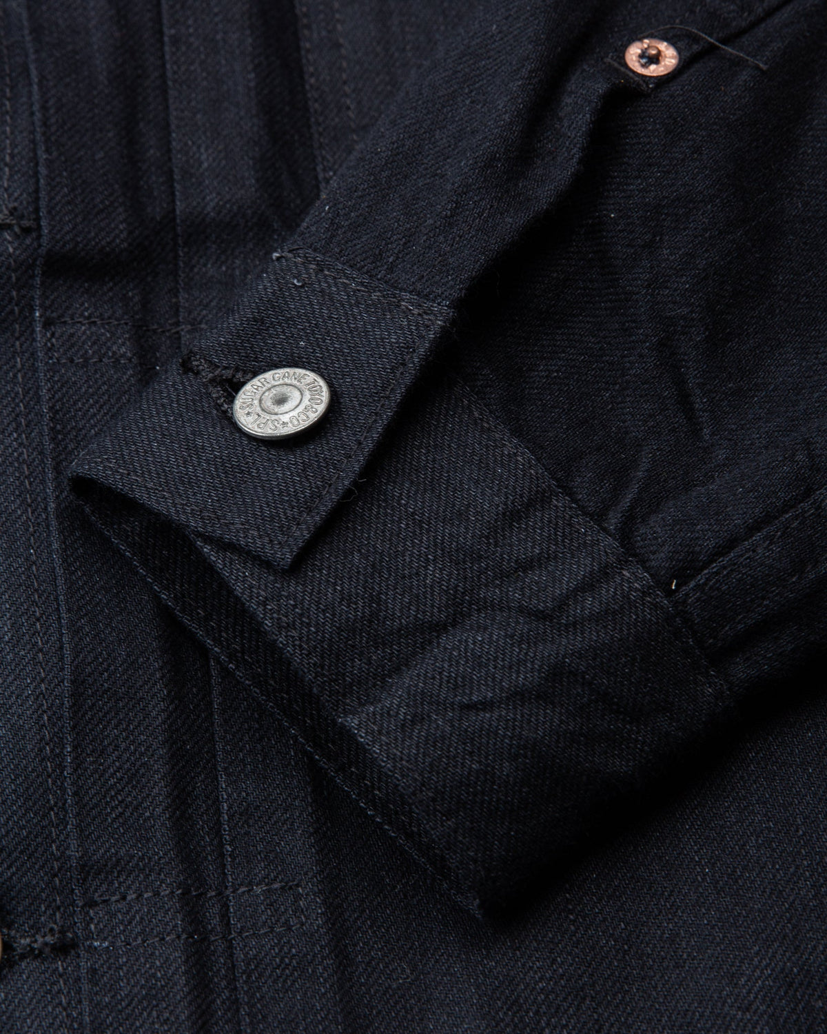 Sugar Cane & Co. 1953 Type 2 Jacket 13 Oz Black Denim SC14601
