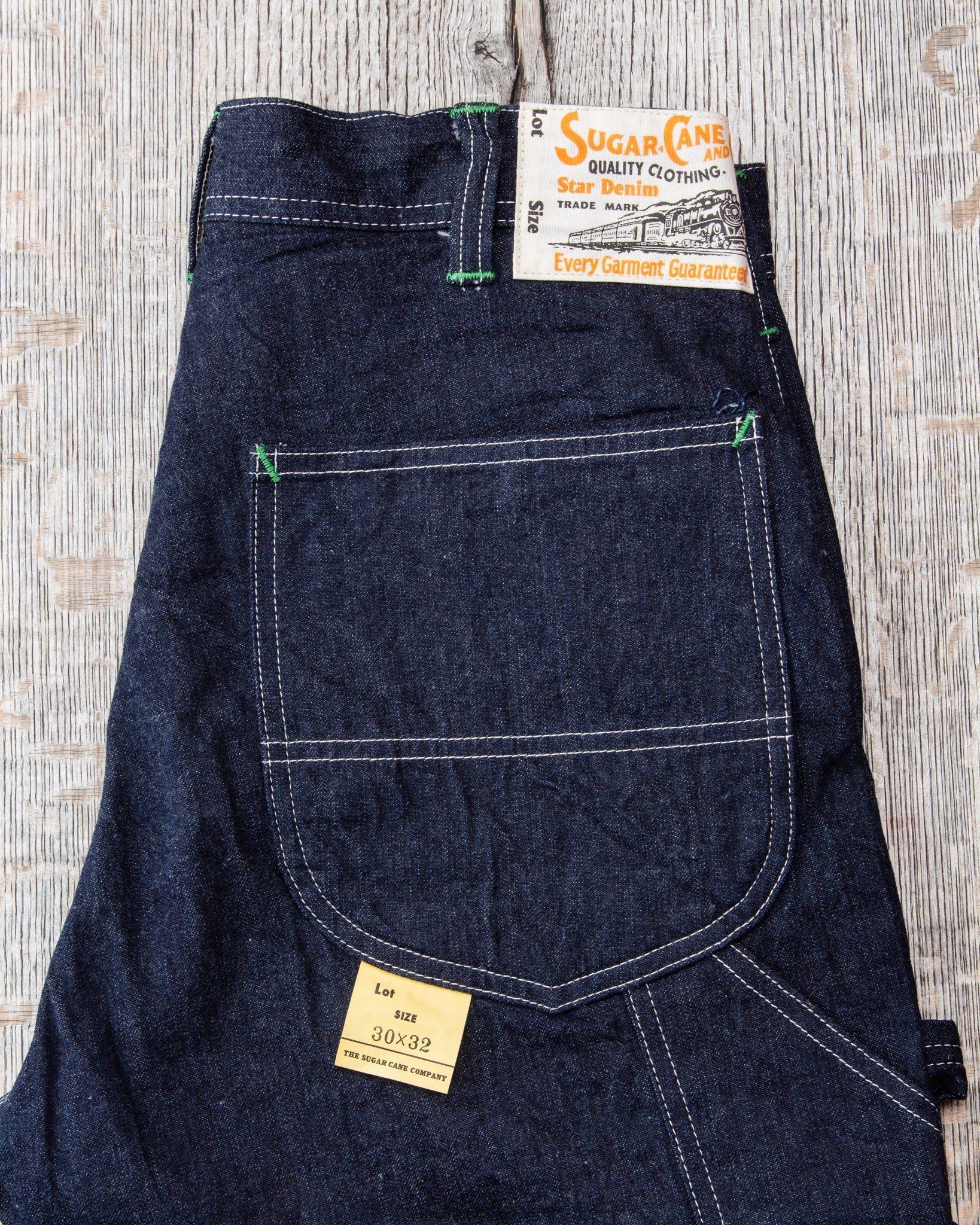 Sugar Cane & Co. 11oz. Blue Denim Work Pants SC41822 – Second Sunrise