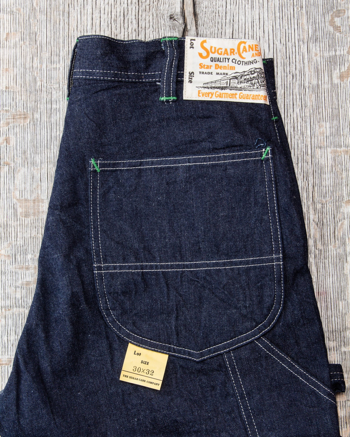 Sugar Cane & Co. 11oz. Blue Denim Work Pants SC41822