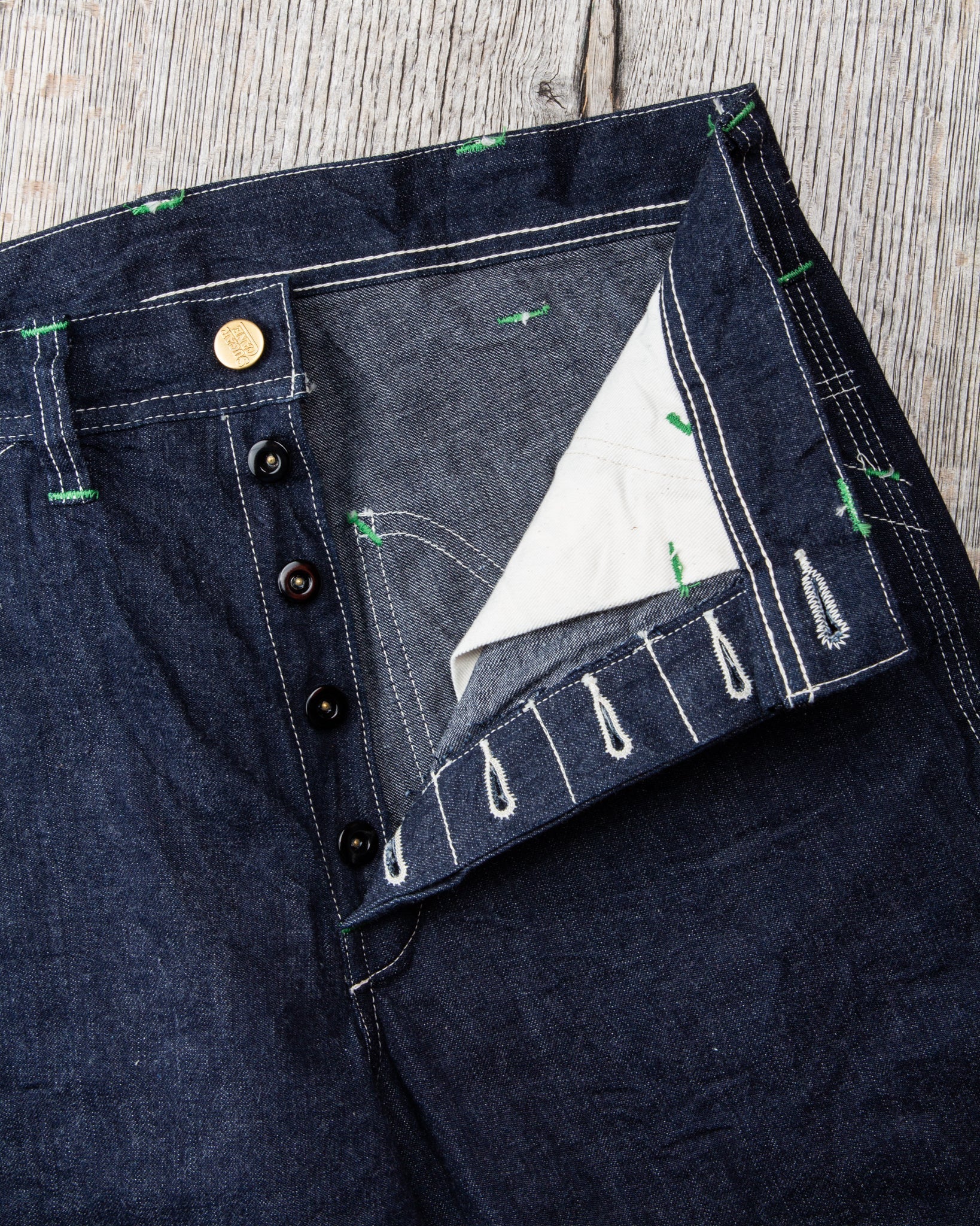 Sugar Cane & Co. 11oz. Blue Denim Work Pants SC41822 – Second Sunrise