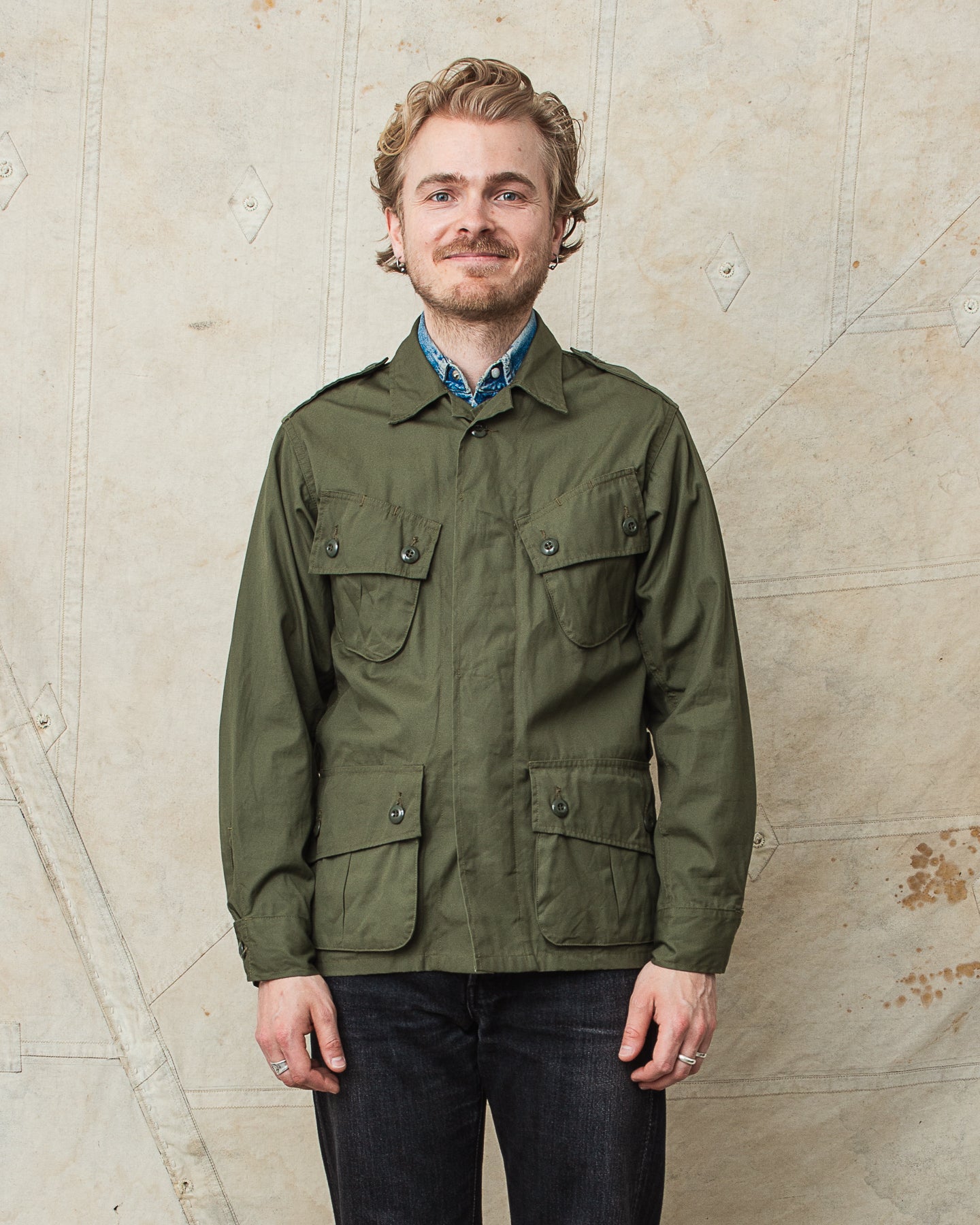 ジャケット・アウター JOHN SMITH / MILITALY PUCKERING BLOUSON Buzz Rickson's US Army Tropical Jacket BR12247 – Second Sunrise