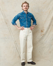 Buzz Rickson's Trousers Working White Twill BR42451