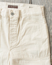 Buzz Rickson's Trousers Working White Twill BR42451