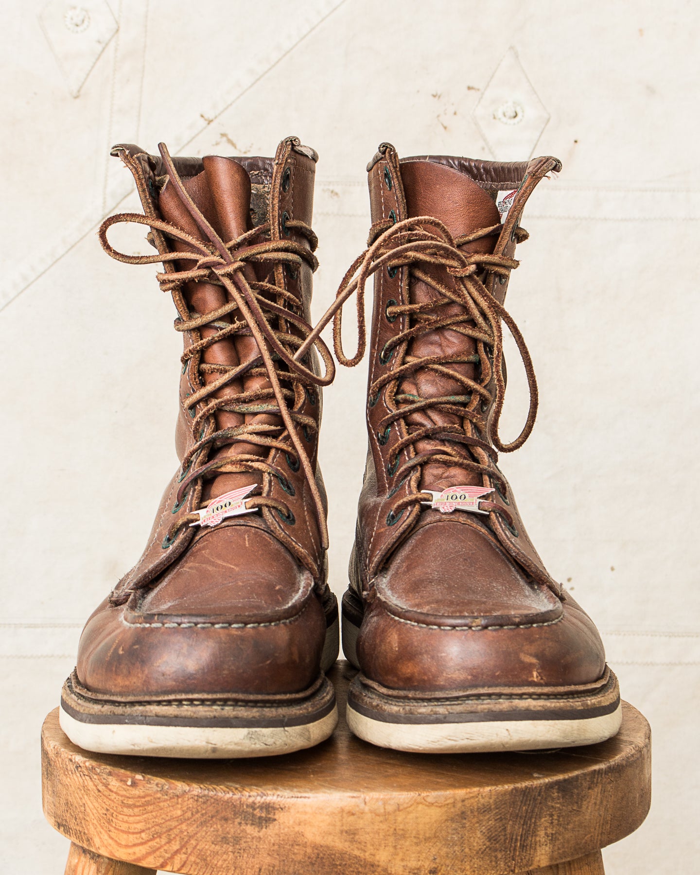 Second Hand Red Wing Classic Moc Toe Style No. 1906 100th