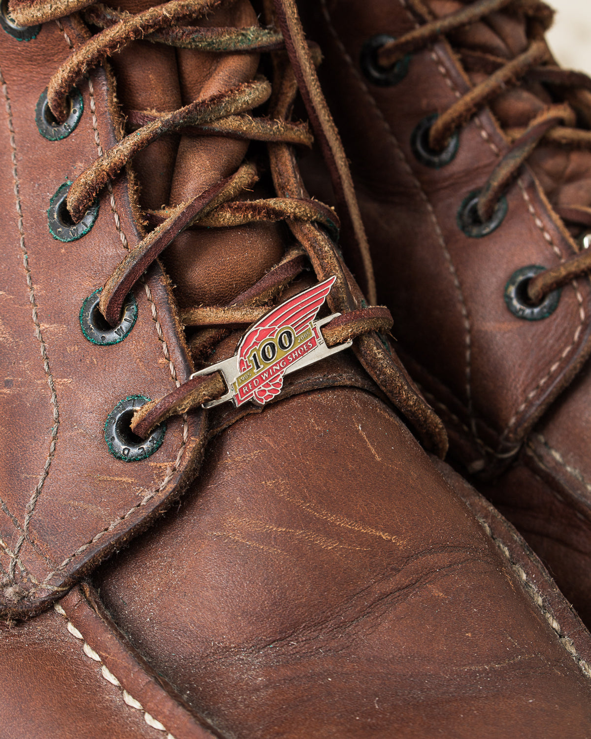 Second Hand Red Wing Classic Moc Toe Style No. 1906 100th Anniversary Edition
