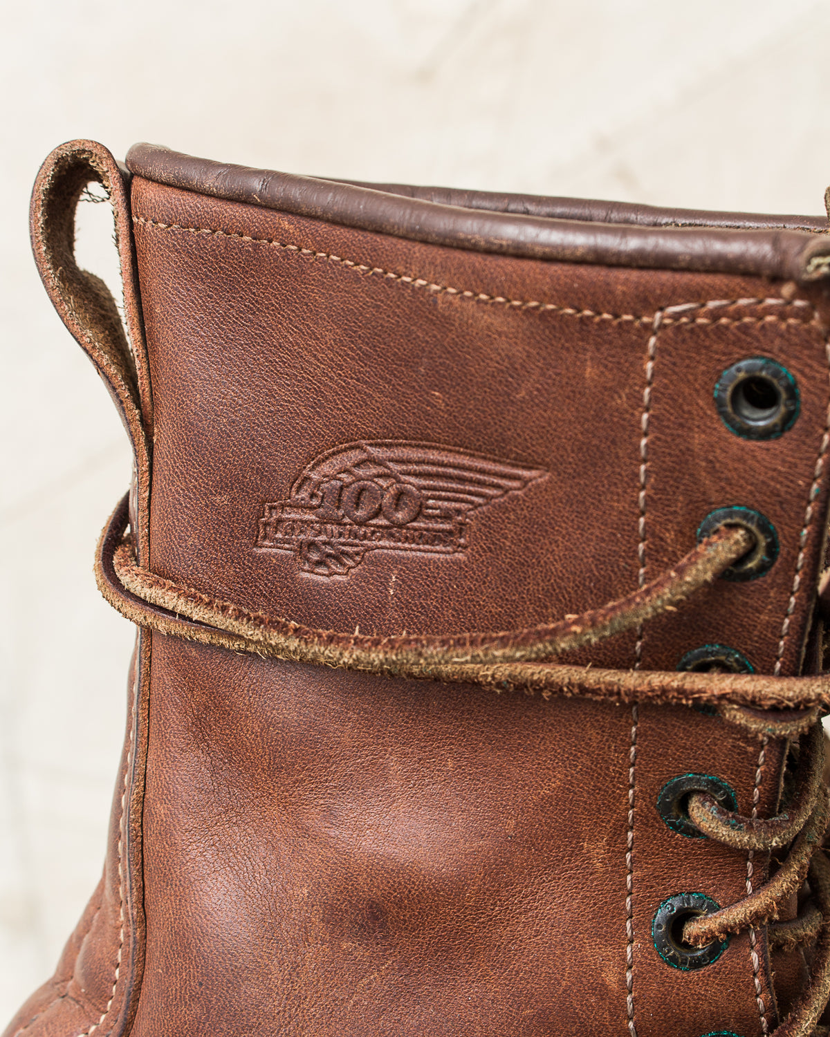 Second Hand Red Wing Classic Moc Toe Style No. 1906 100th Anniversary Edition