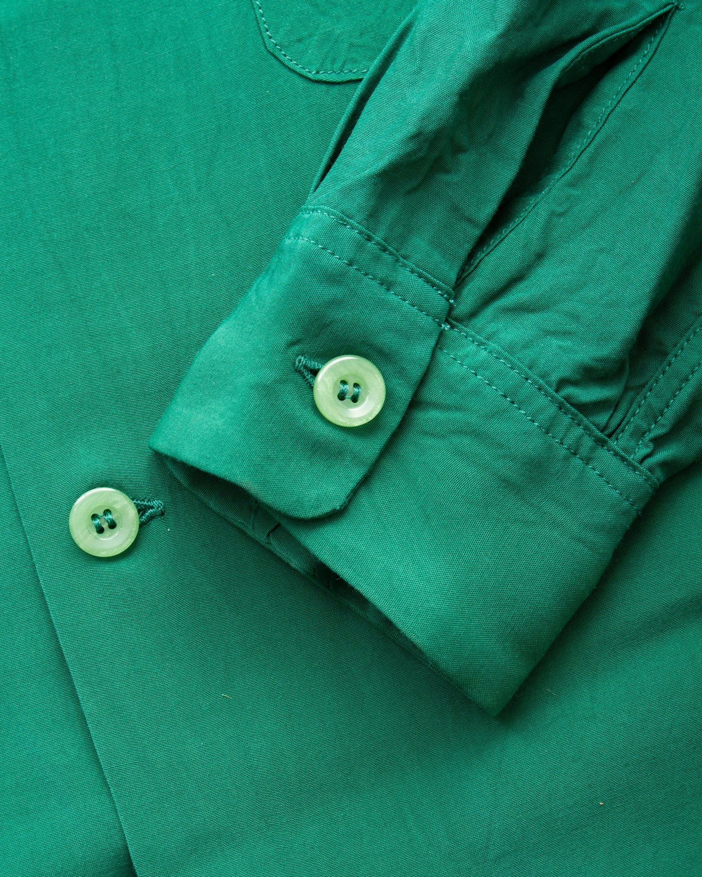 Style Eyes Long Sleeved Rayon Bowling Shirt Green SE29258