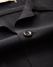 Style Eyes Long Sleeved Rayon Bowling Shirt Black