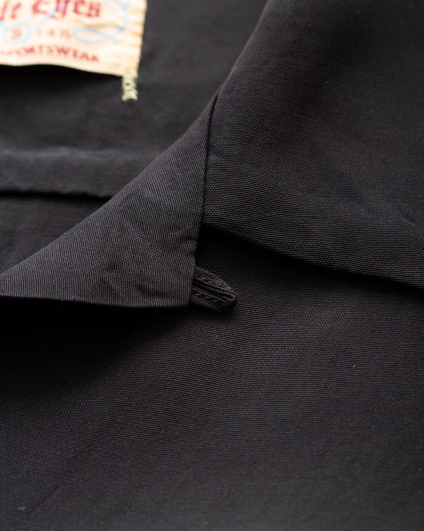 Style Eyes SE29660 Long Sleeved Rayon Bowling Shirt Black