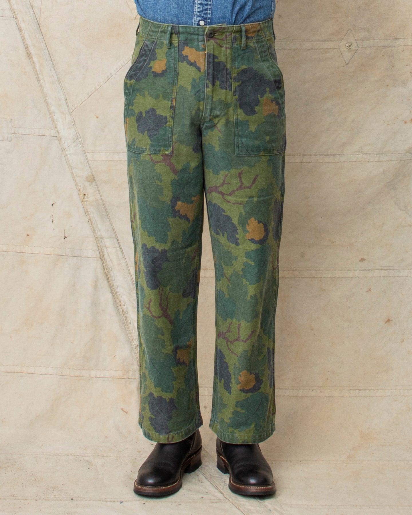 Buzz Rickson's Mitchell Pattern Camouflage Trousers Civilian Model