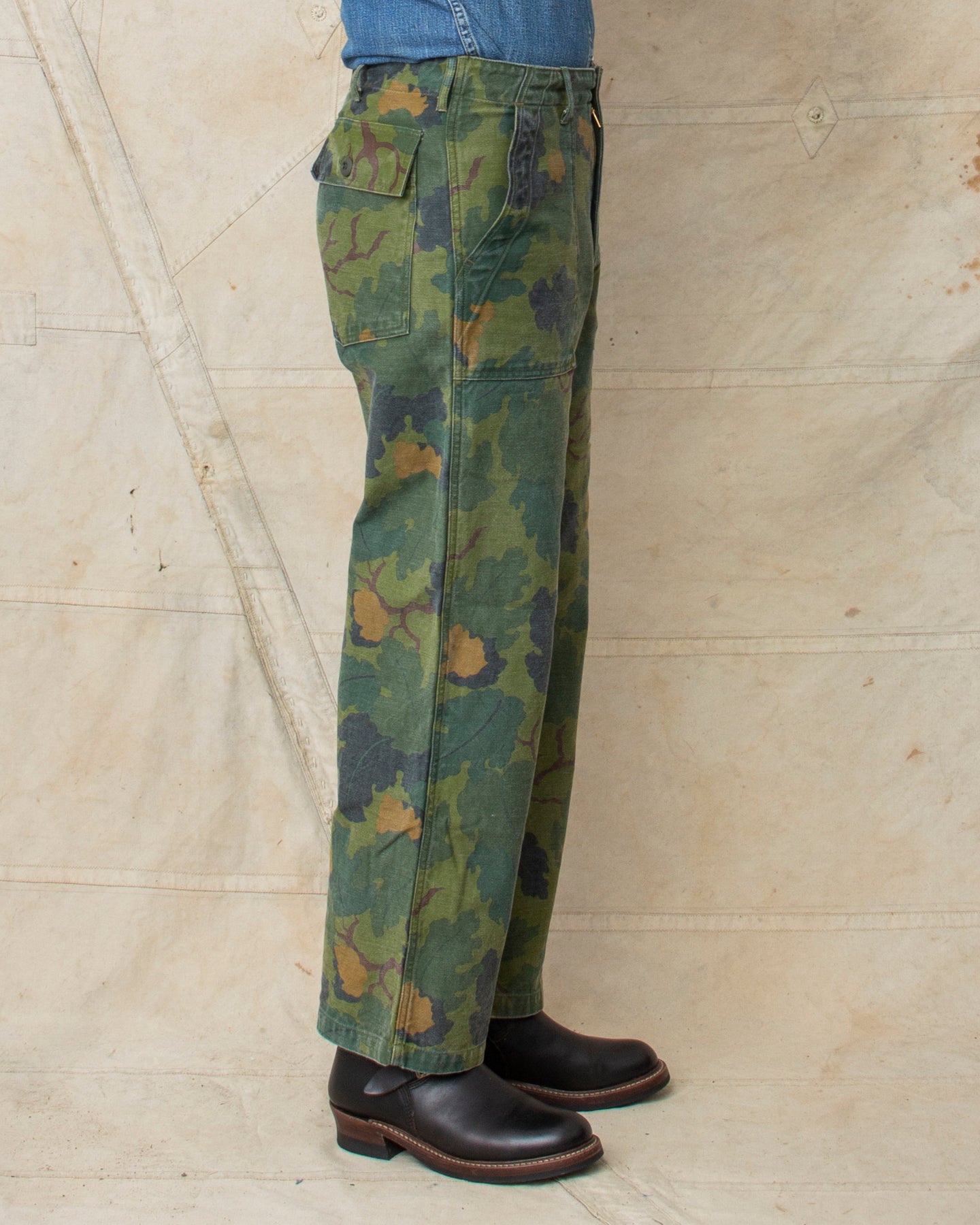 Buzz Rickson's Mitchell Pattern Camouflage Trousers Civilian Model