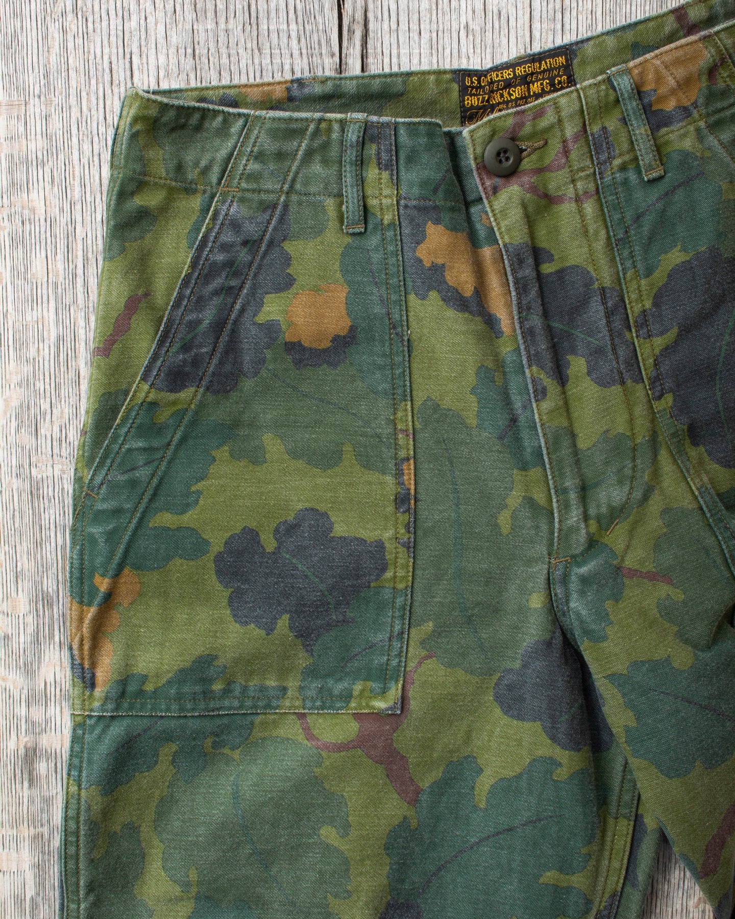 Buzz Rickson's Mitchell Pattern Camouflage Trousers Civilian Model