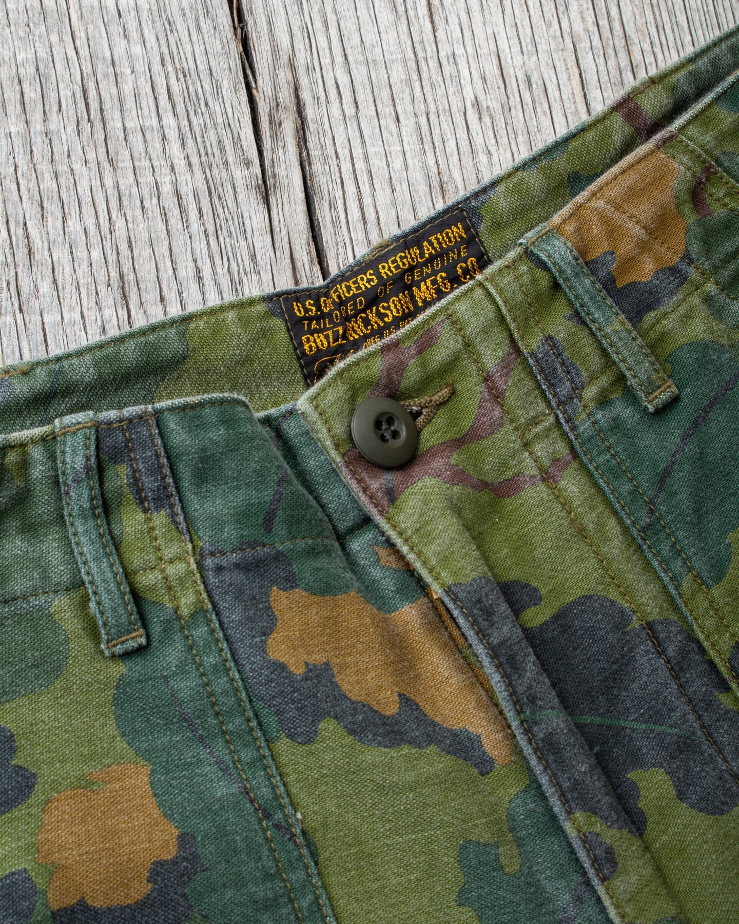 Buzz Rickson's Mitchell Pattern Camouflage Trousers Civilian Model