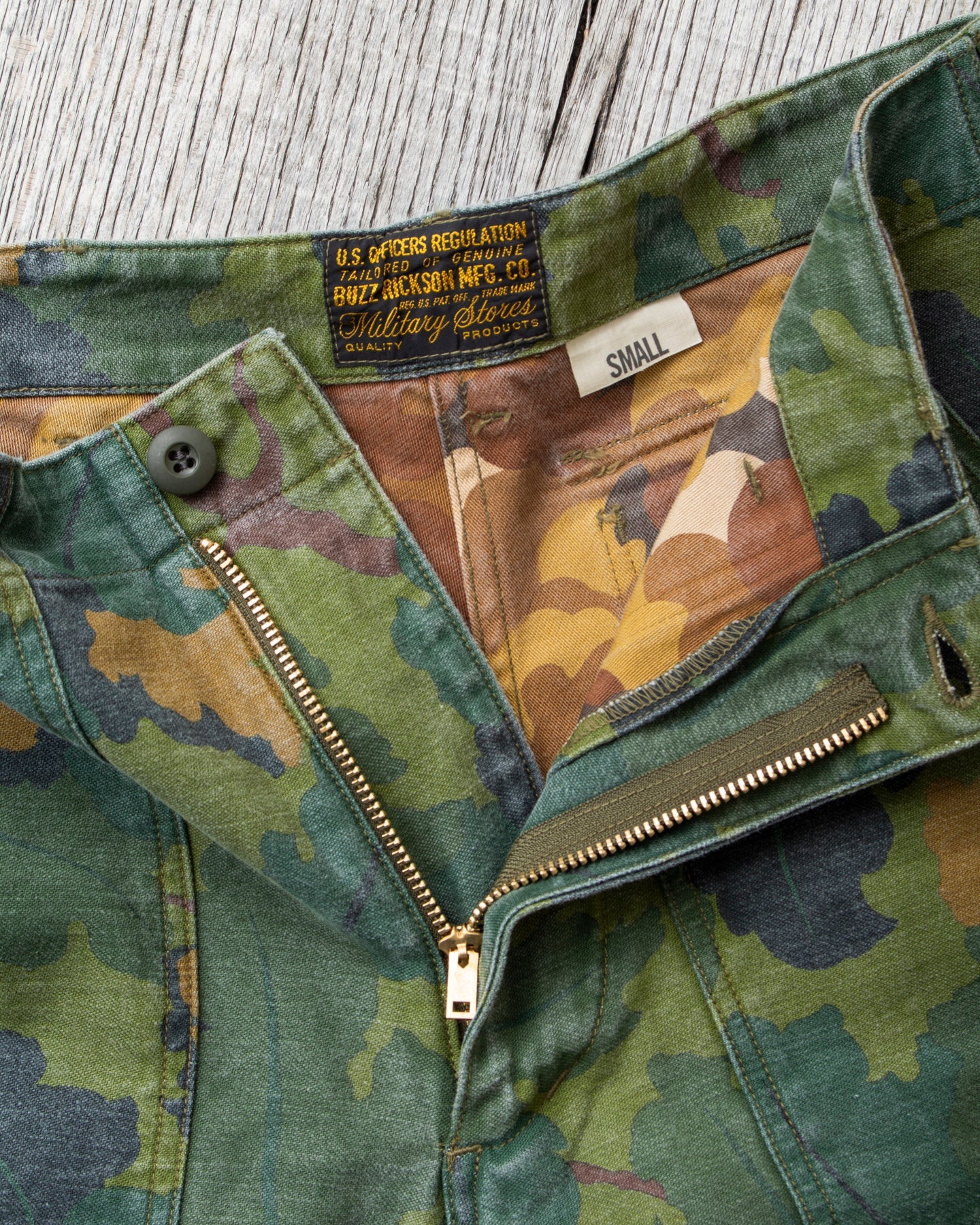 Buzz Rickson's Mitchell Pattern Camouflage Trousers Civilian Model