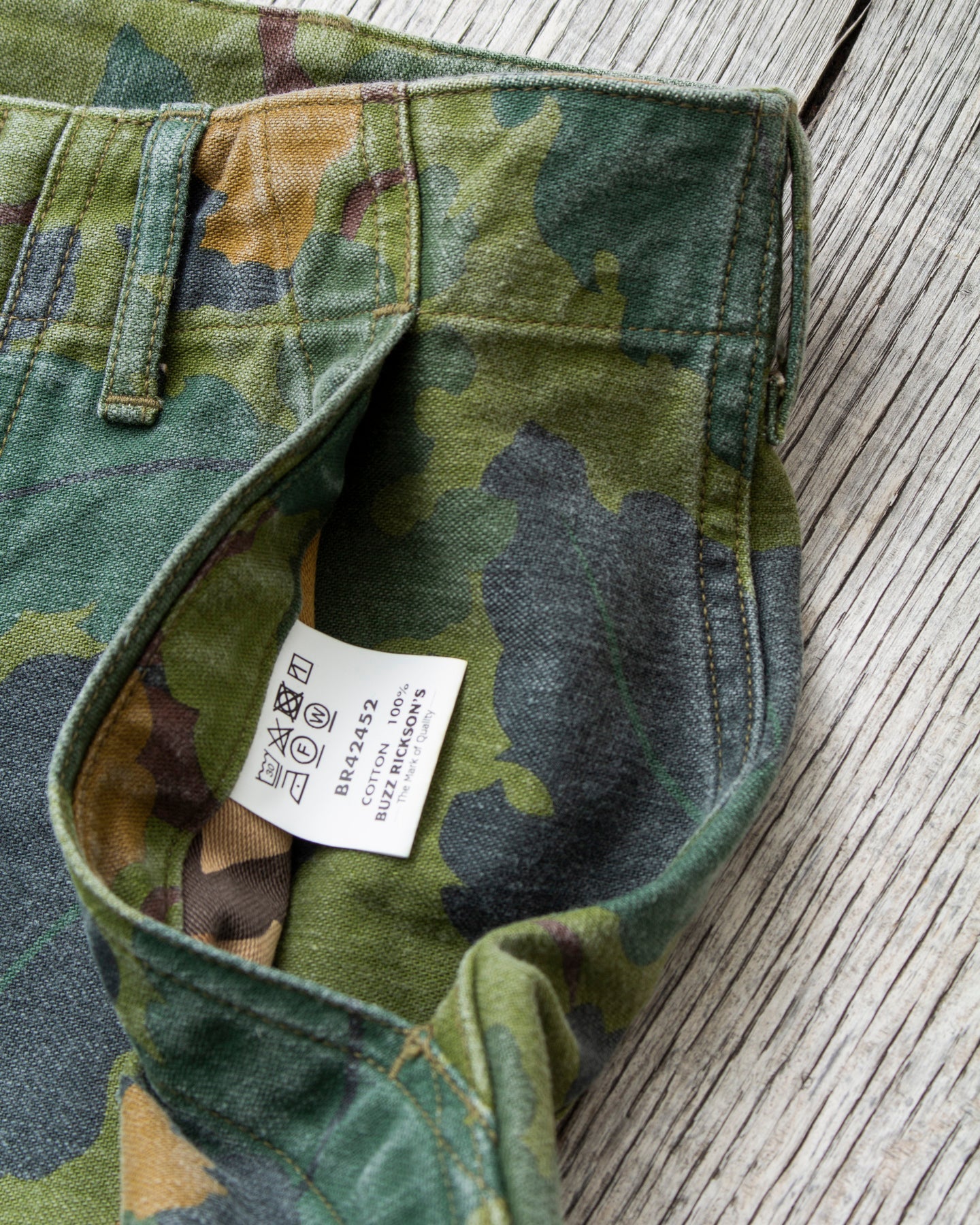 Buzz Rickson's Mitchell Pattern Camouflage Trousers Civilian Model