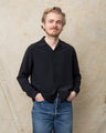 Style Eyes SE29660 Long Sleeved Rayon Bowling Shirt Black