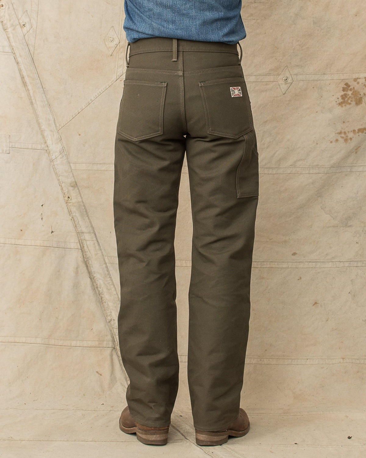 Indigofera Wendell Pants Smithson Canvas Desert Moss