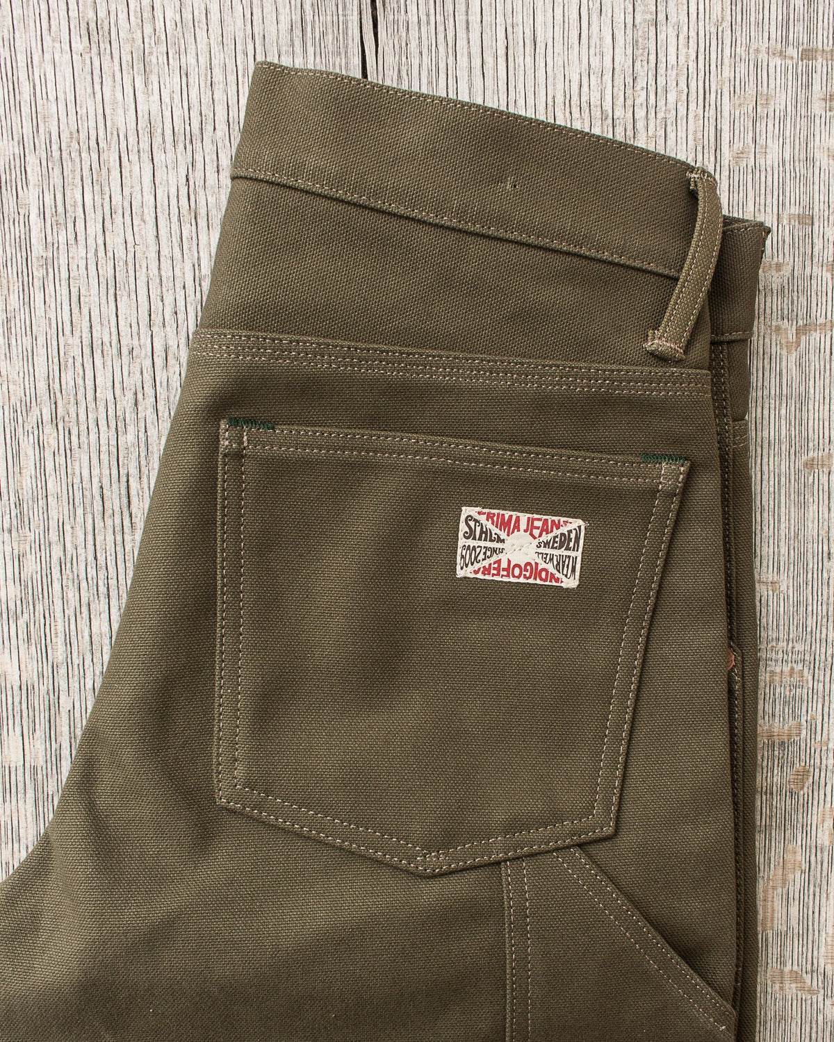 Indigofera Wendell Pants Smithson Canvas Desert Moss
