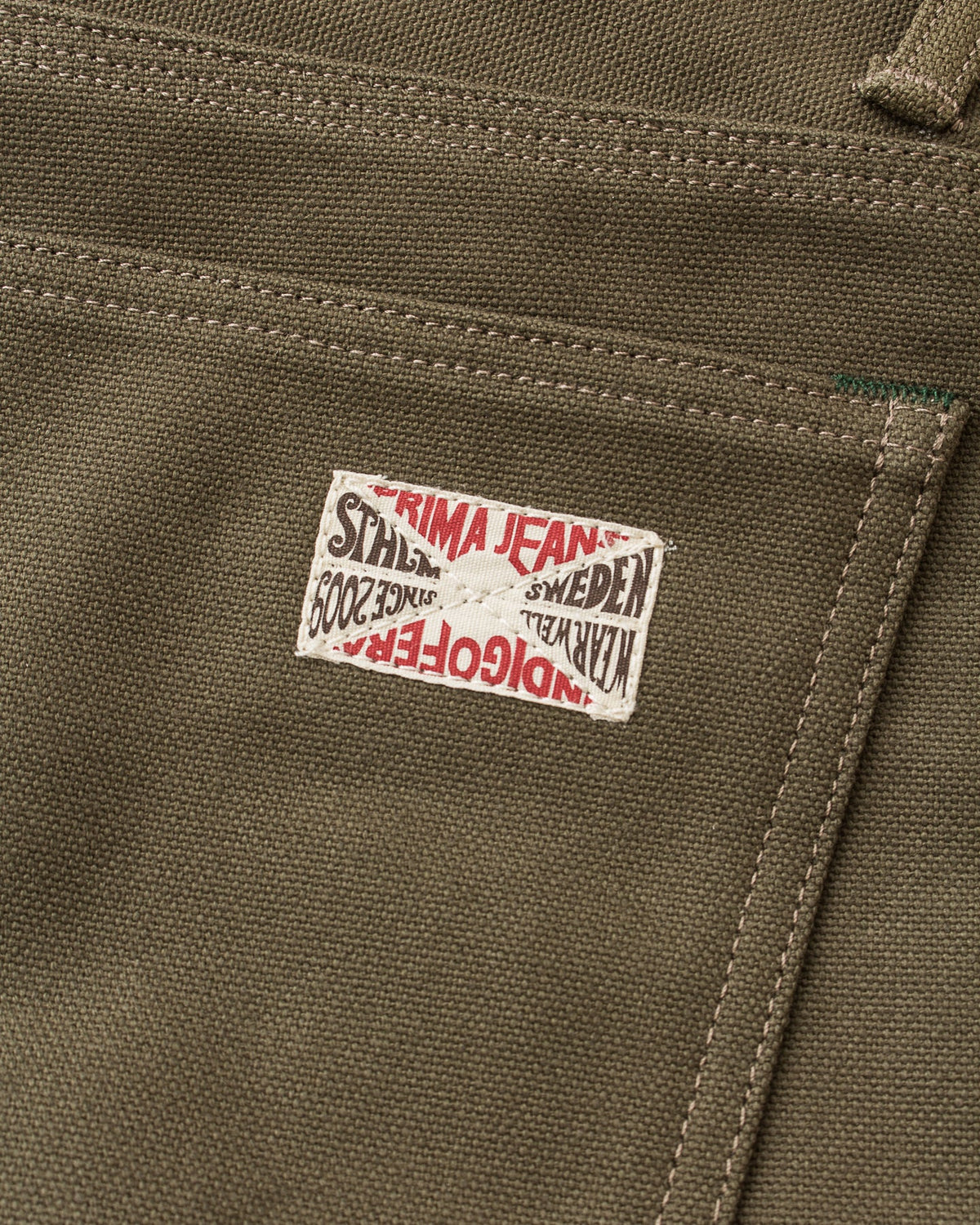 Indigofera Wendell Pants Smithson Canvas Desert Moss