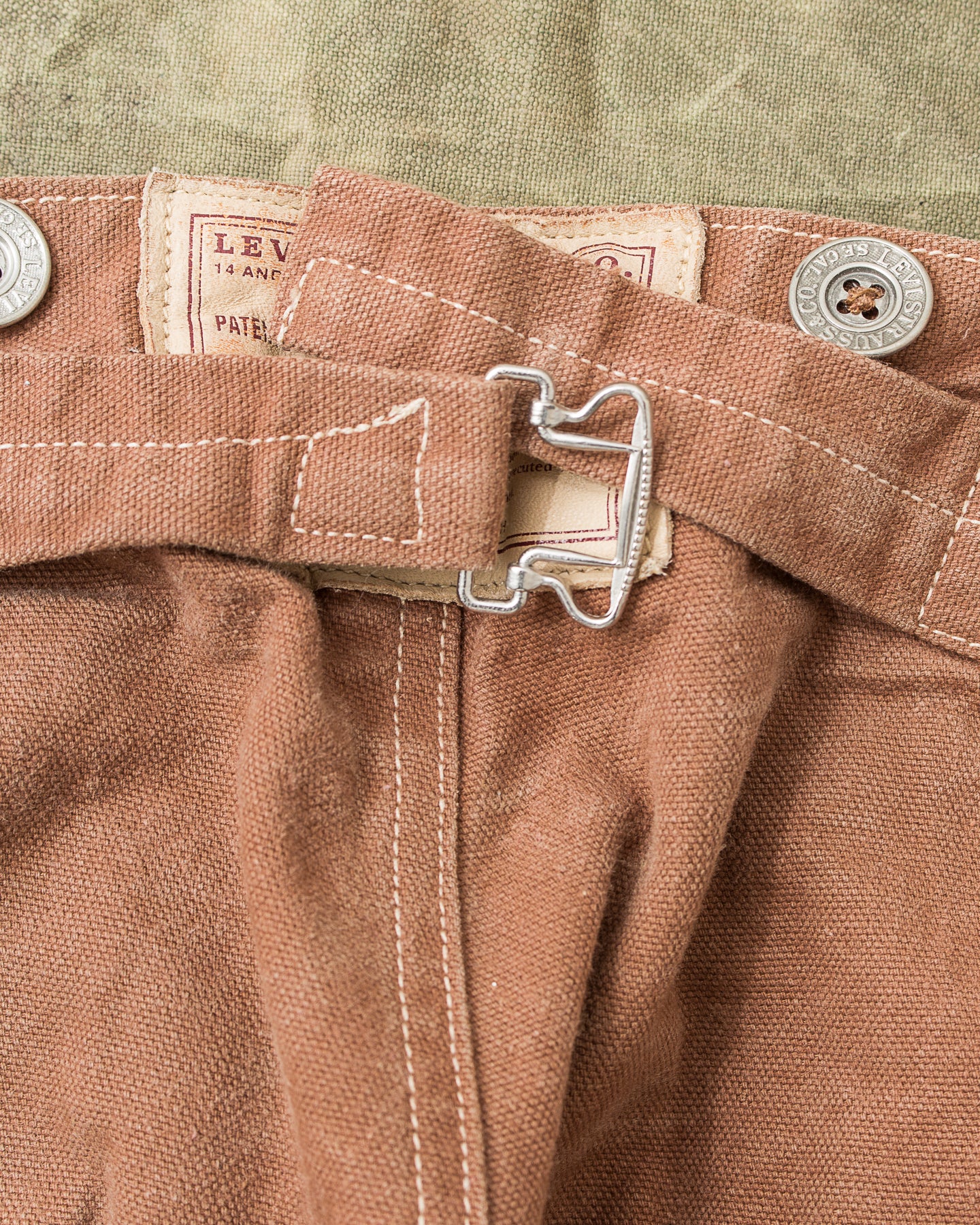 Second Hand LVC 1873 Cotton Duck Waist Overall W 34 / L 36