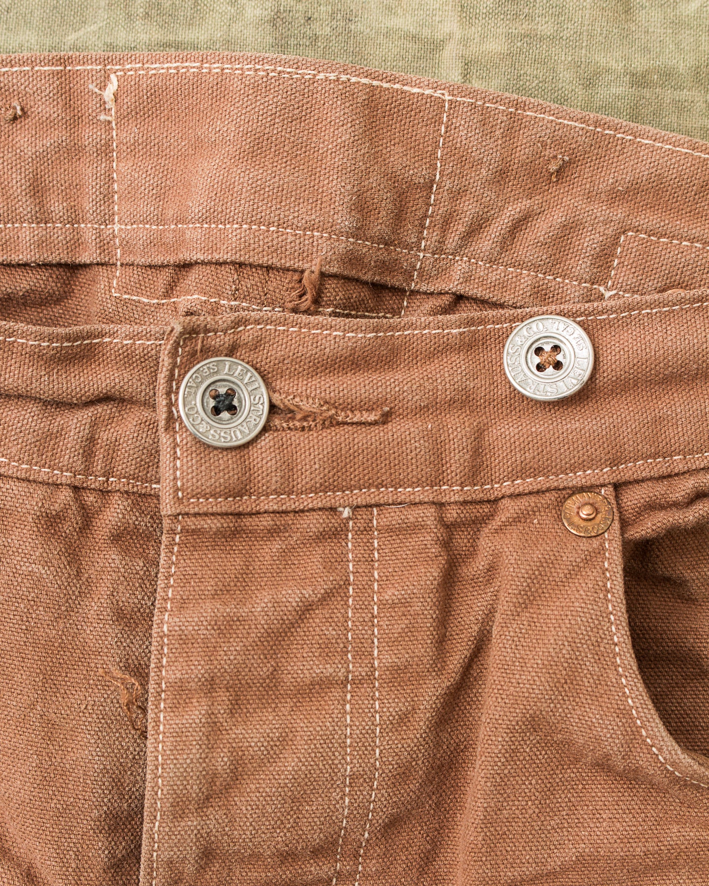 Second Hand LVC 1873 Cotton Duck Waist Overall W 34 / L 36