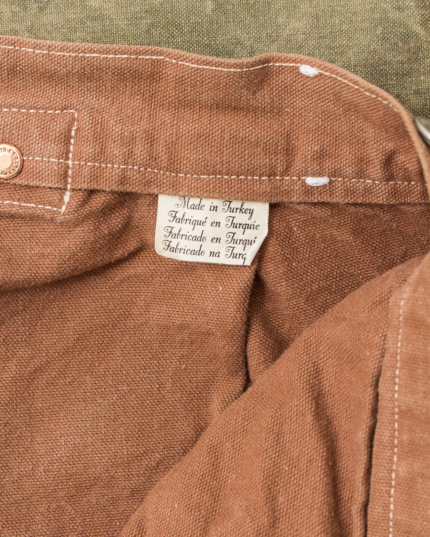 Second Hand LVC 1873 Cotton Duck Waist Overall W 34 / L 36