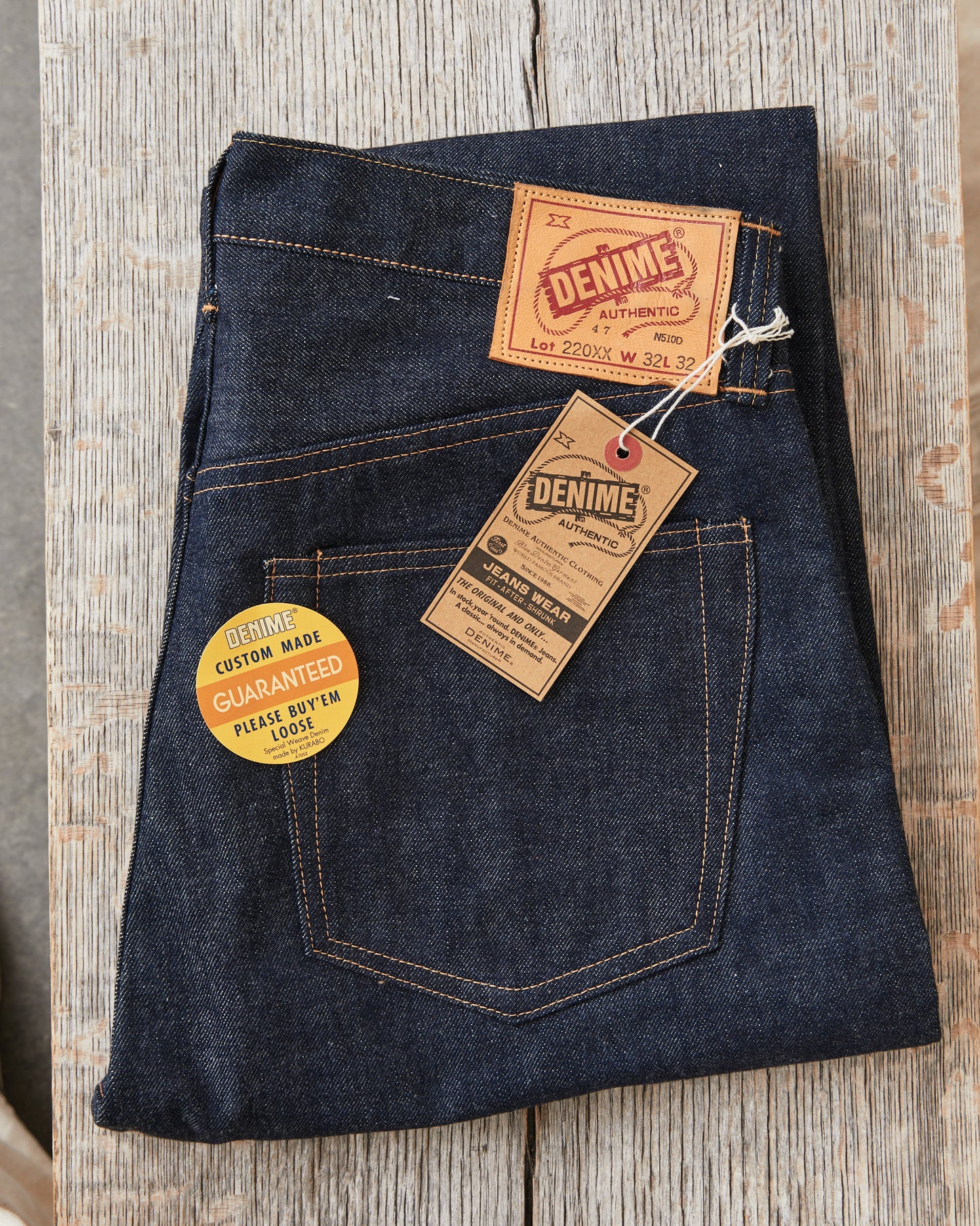 Denime by Warehouse & Co Lot 220XX 1947 Model Jeans Non Wash