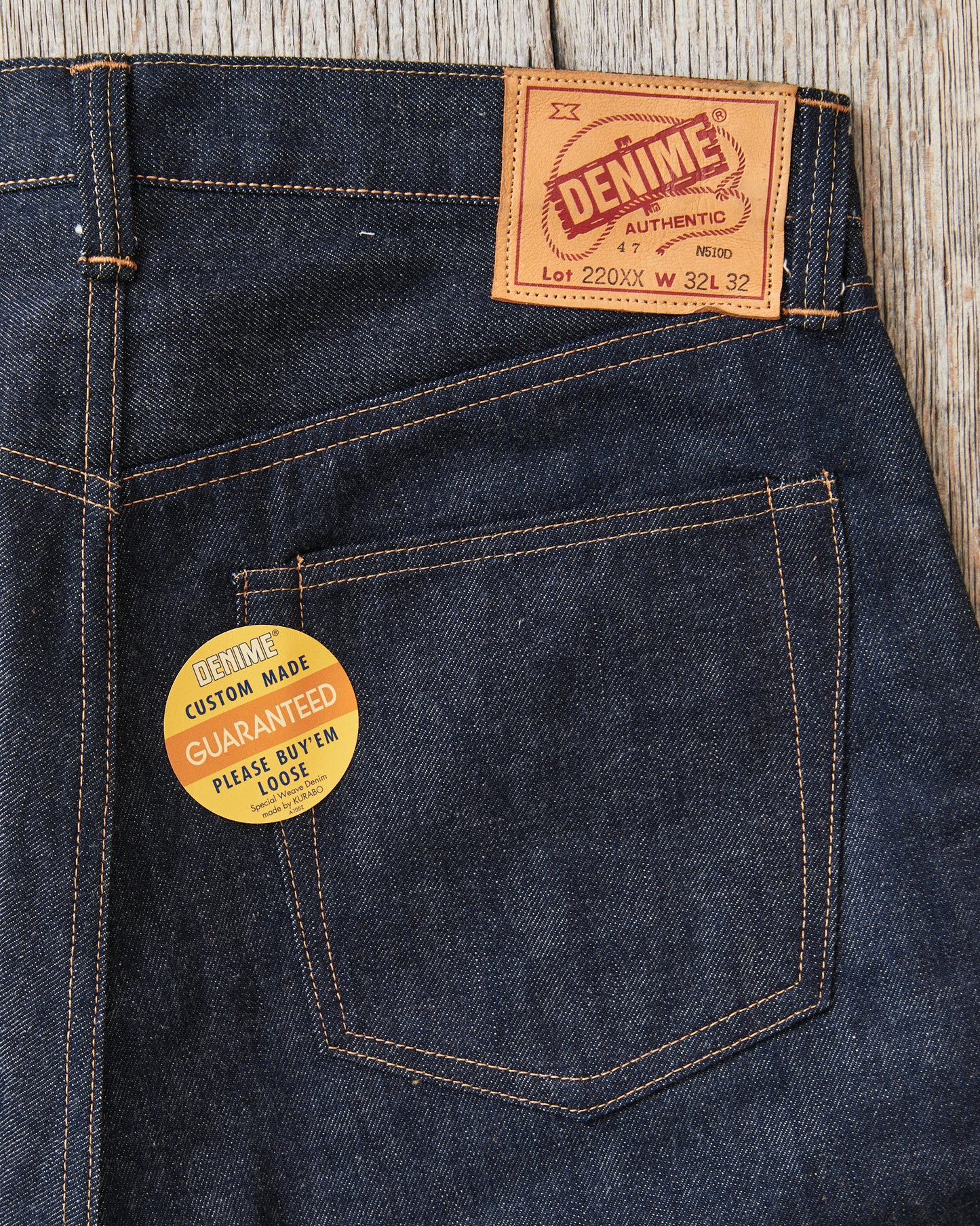 Denime by Warehouse & Co Lot 220XX 1947 Model Jeans Non Wash