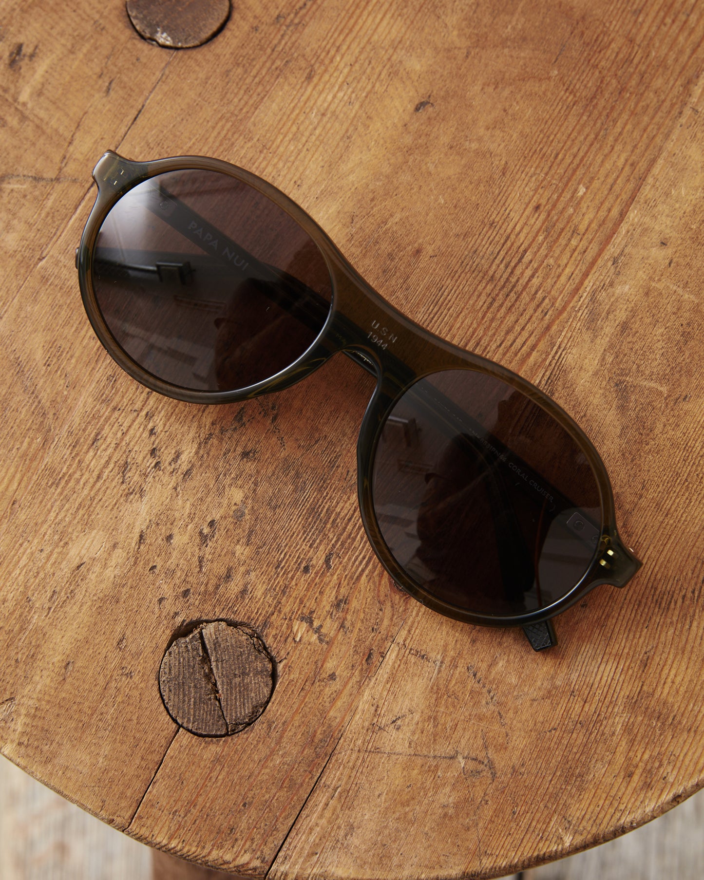 Papa Nui Cap Co. Coral Cruiser Sunglasses USMC Olive Drab