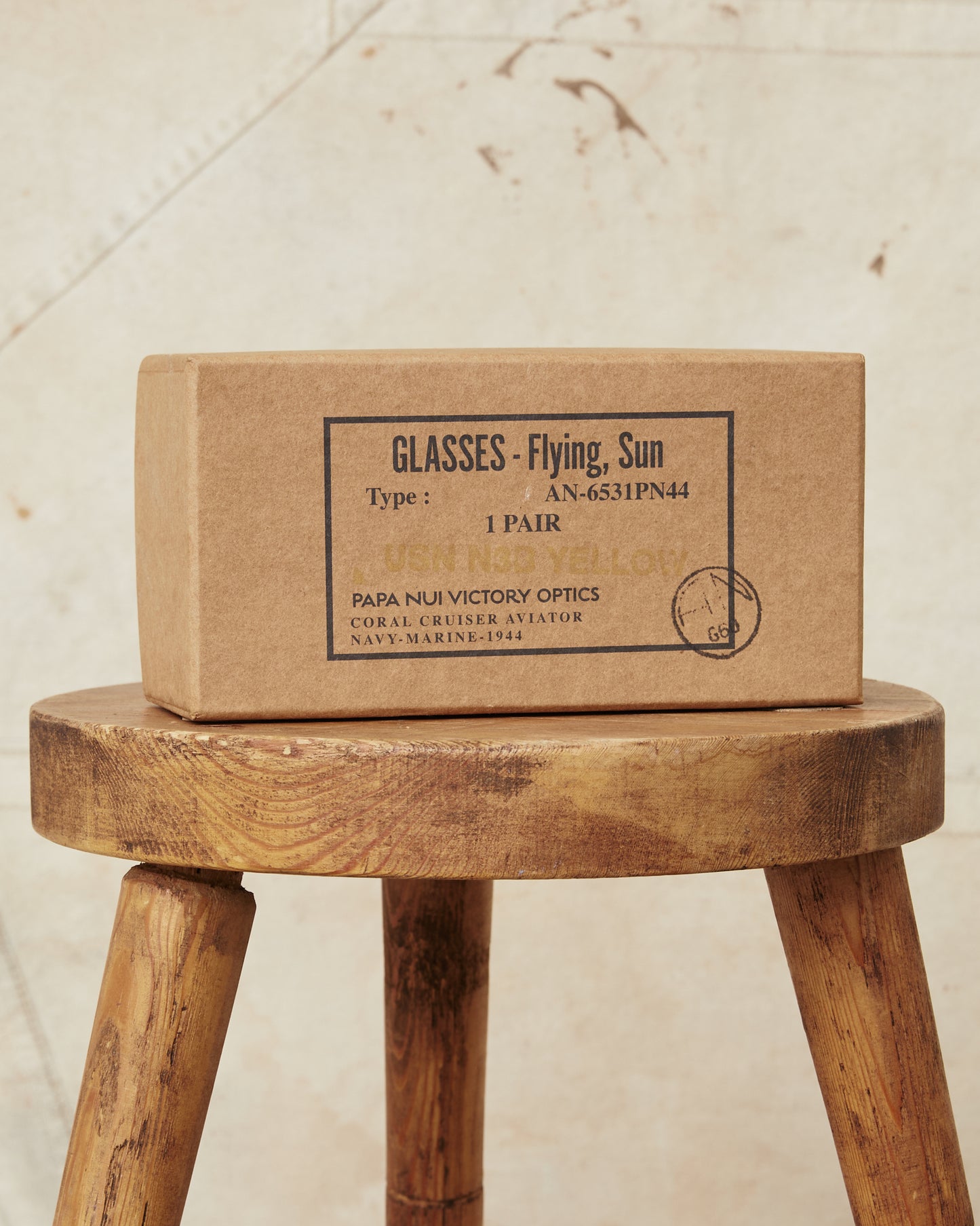 Papa Nui Cap Co. Coral Cruiser Sunglasses USN N3B Yellow