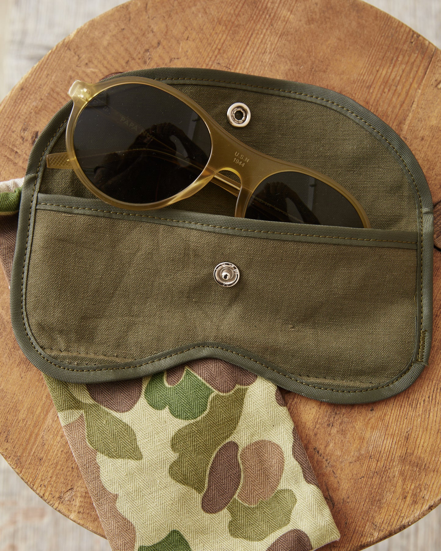 Papa Nui Cap Co. Coral Cruiser Sunglasses USN N3B Yellow