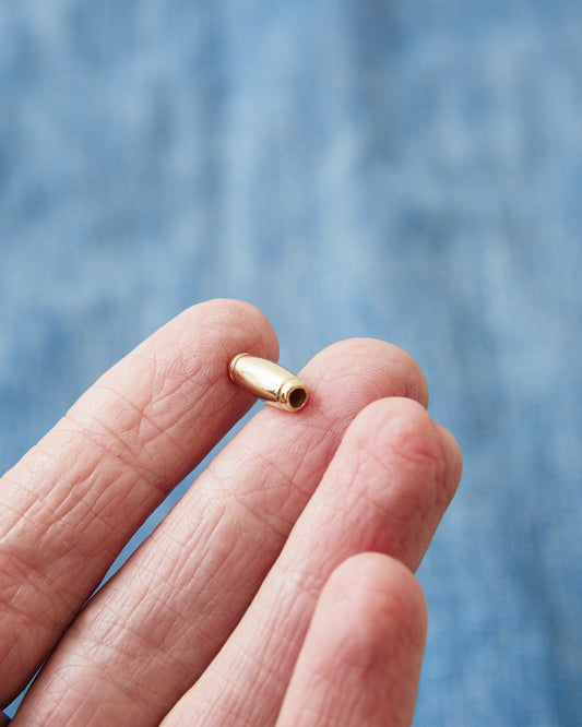Larry Smith 18K Gold Pipe Bead OT-B0003-18K