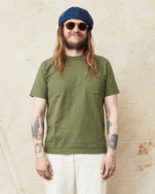 Whitesville WV78932 Olive Heavyweight Short Sleeve Pocket T-shirt