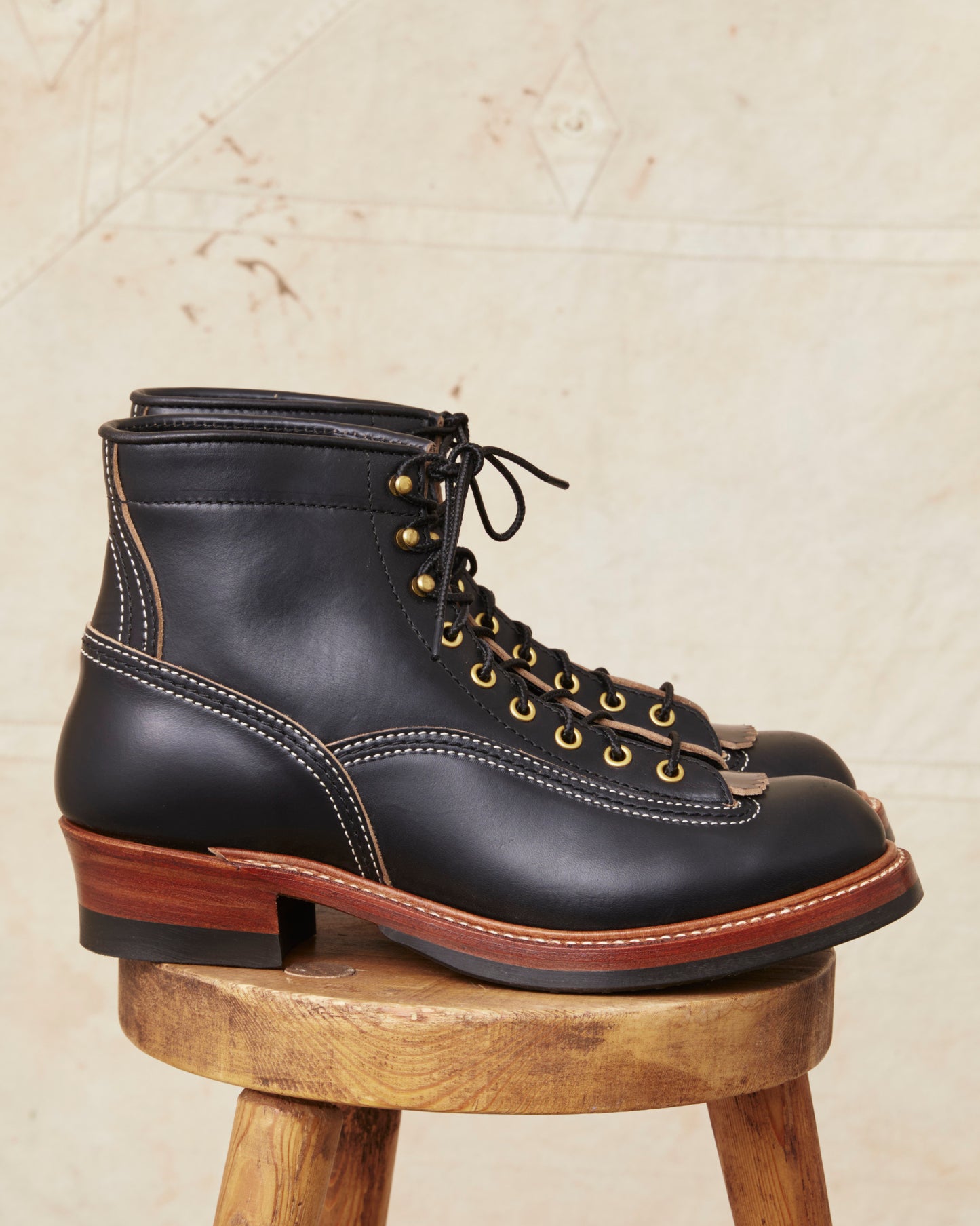 John Lofgren LK-004 Donkey Puncher Boot Horween Leather CXL Black