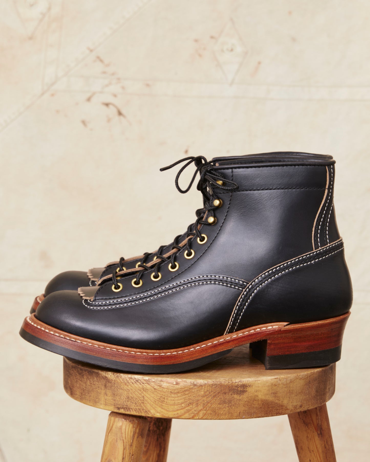 John Lofgren LK-004 Donkey Puncher Boot Horween Leather CXL Black