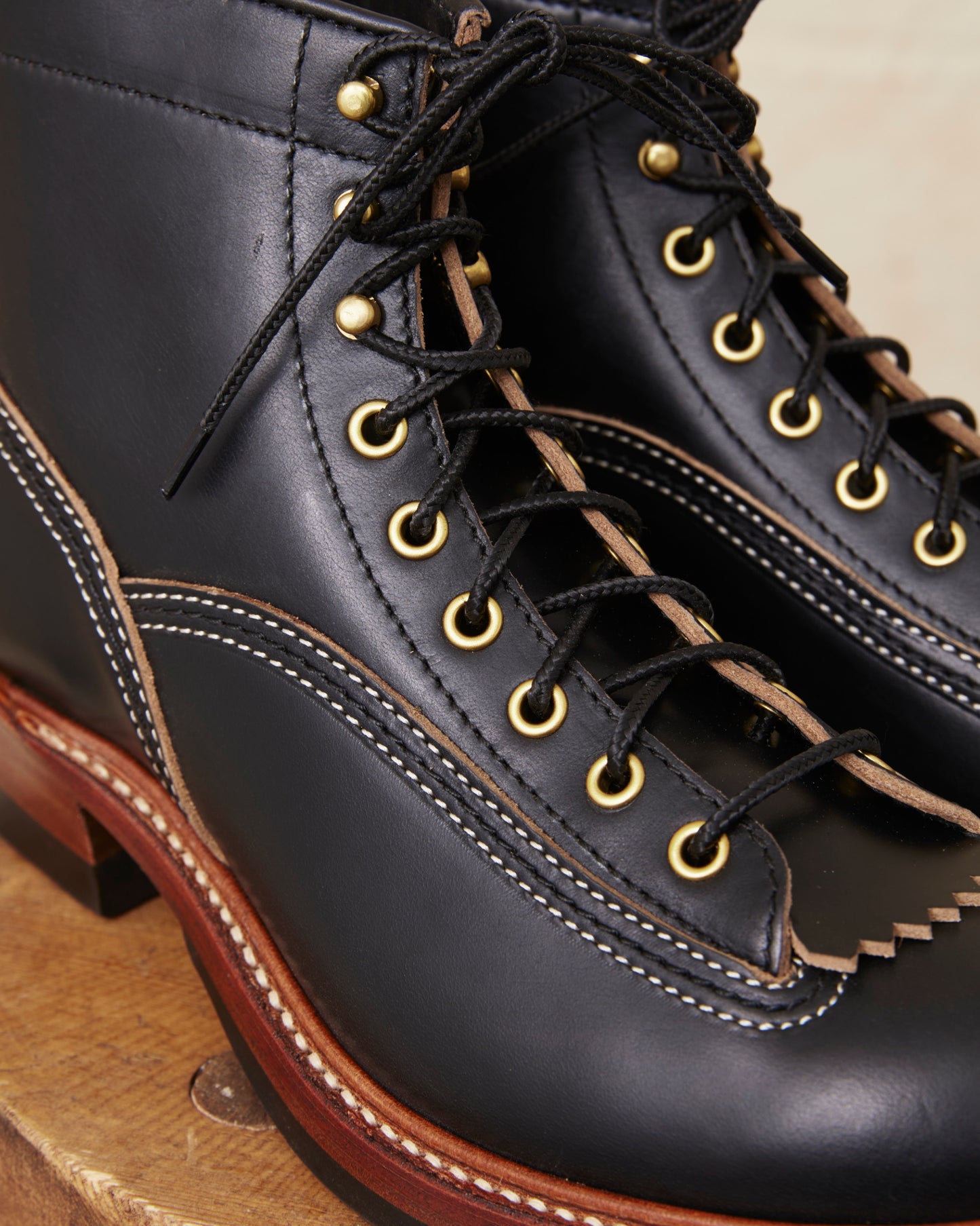John Lofgren LK-004 Donkey Puncher Boot Horween Leather CXL Black
