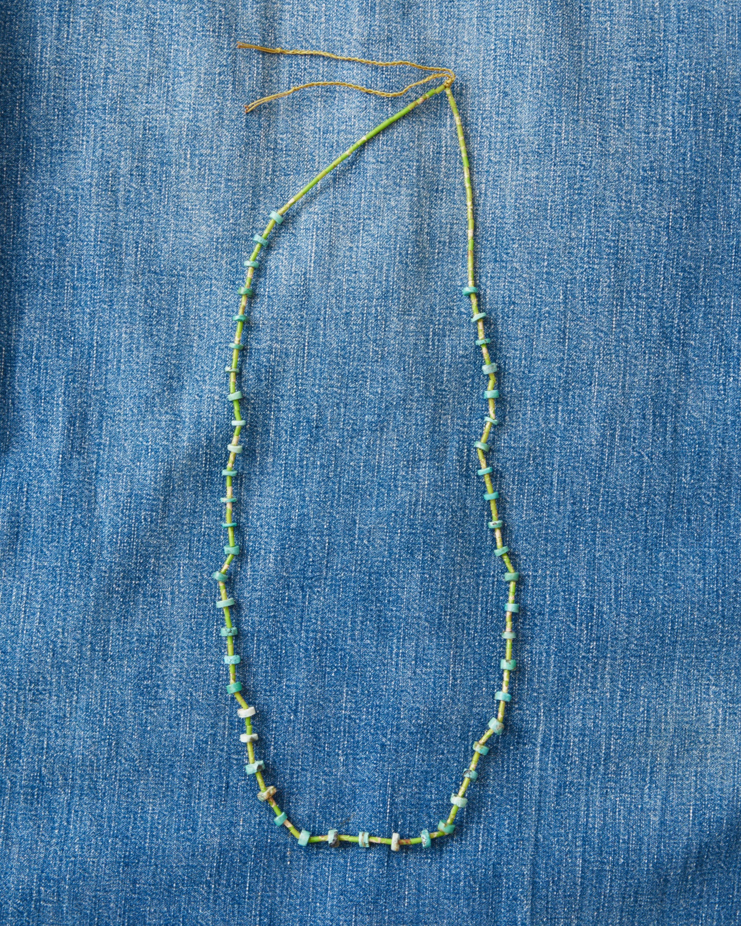 Papa Nui Cap Co. The Heishi Mermaid Necklace Green