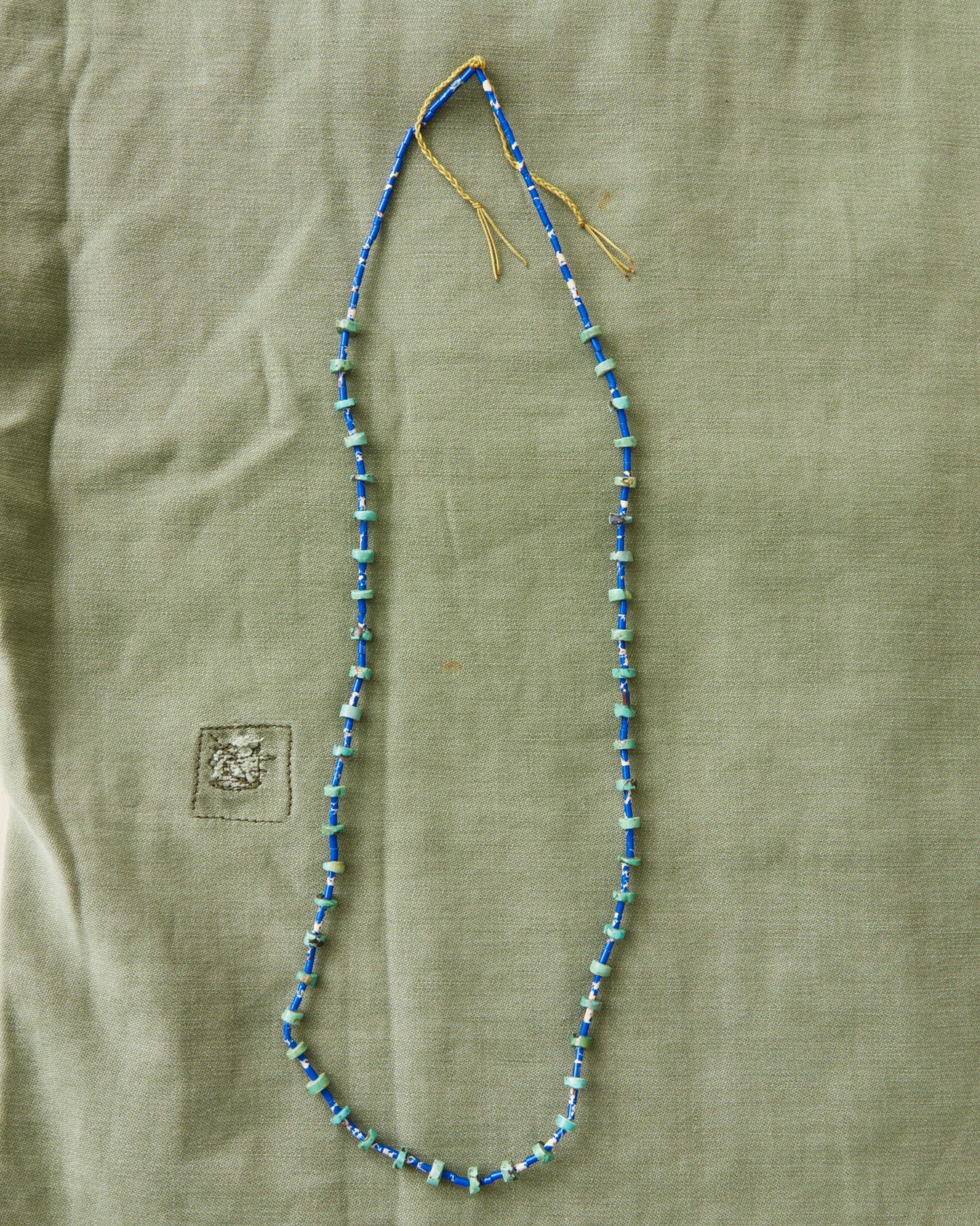 Papa Nui Cap Co. The Heishi Mermaid Necklace Dark Blue