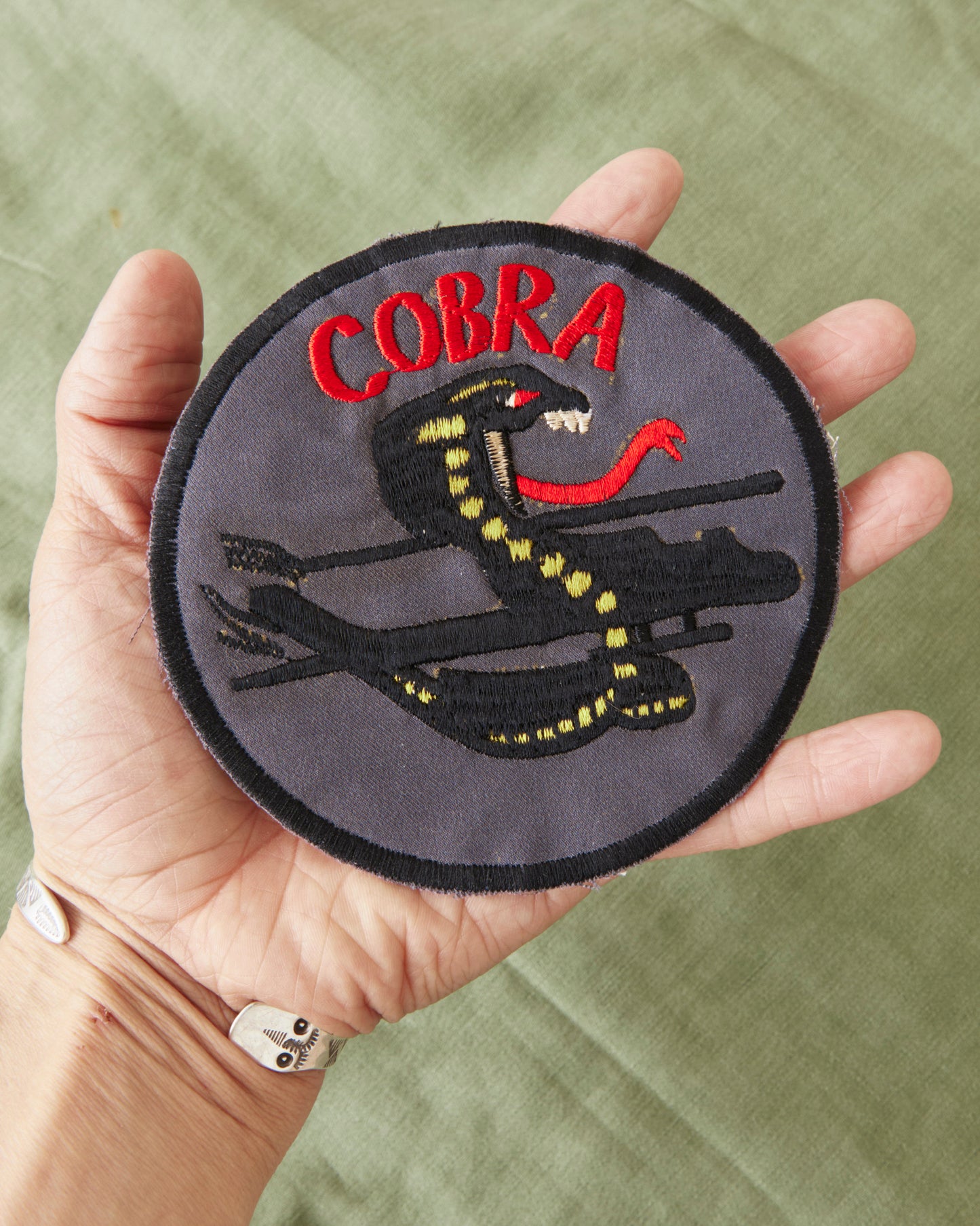 Papa Nui Cap Co. Cobra Patch