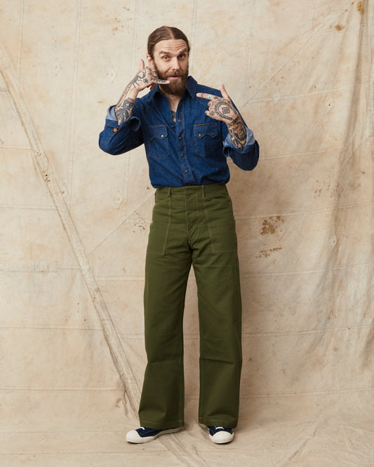 Buzz Rickson's BR42534 USMC M-41 HBT Twill Pants