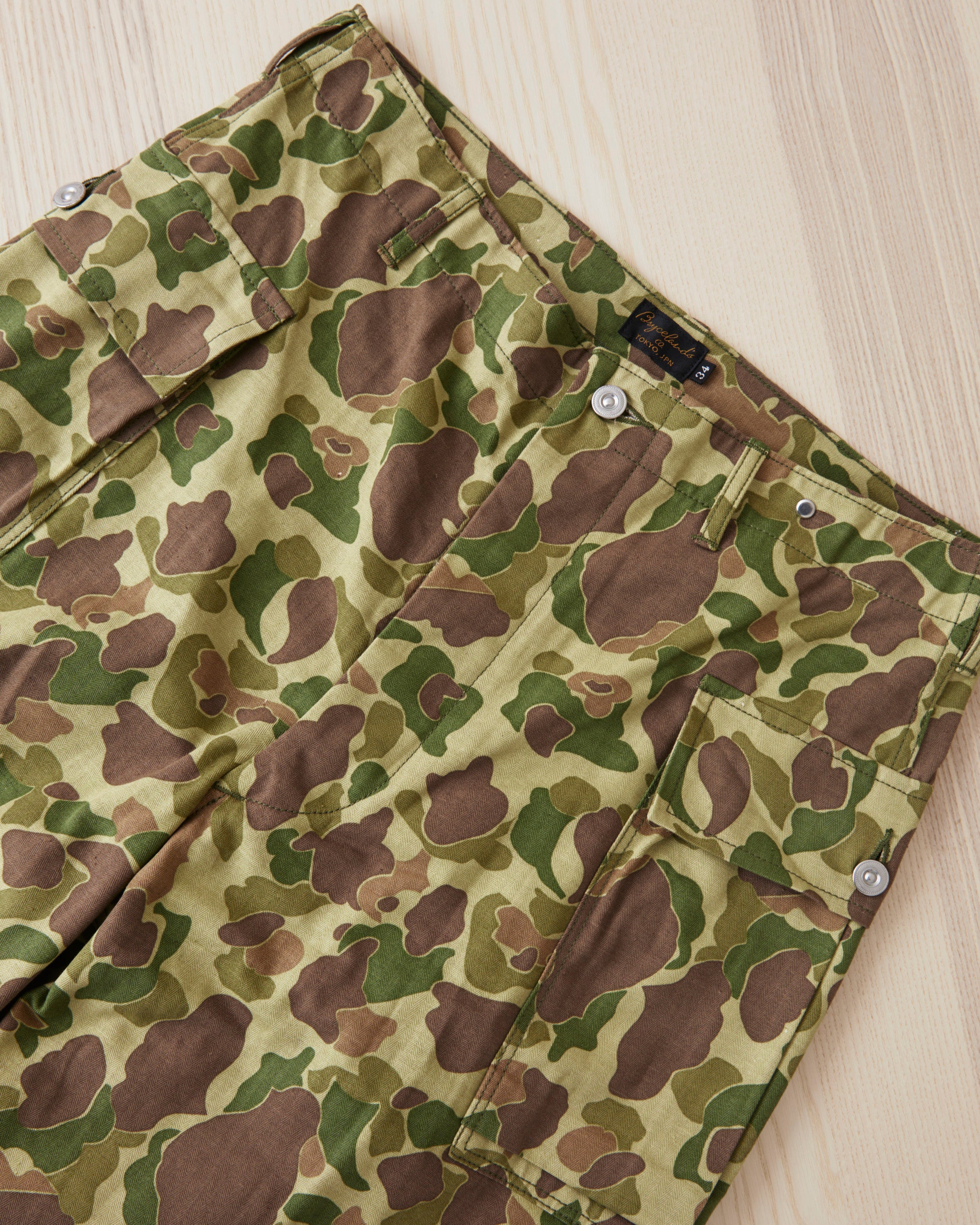 Bryceland's The Black Bean Label P13's Pants Frogskin Camouflage
