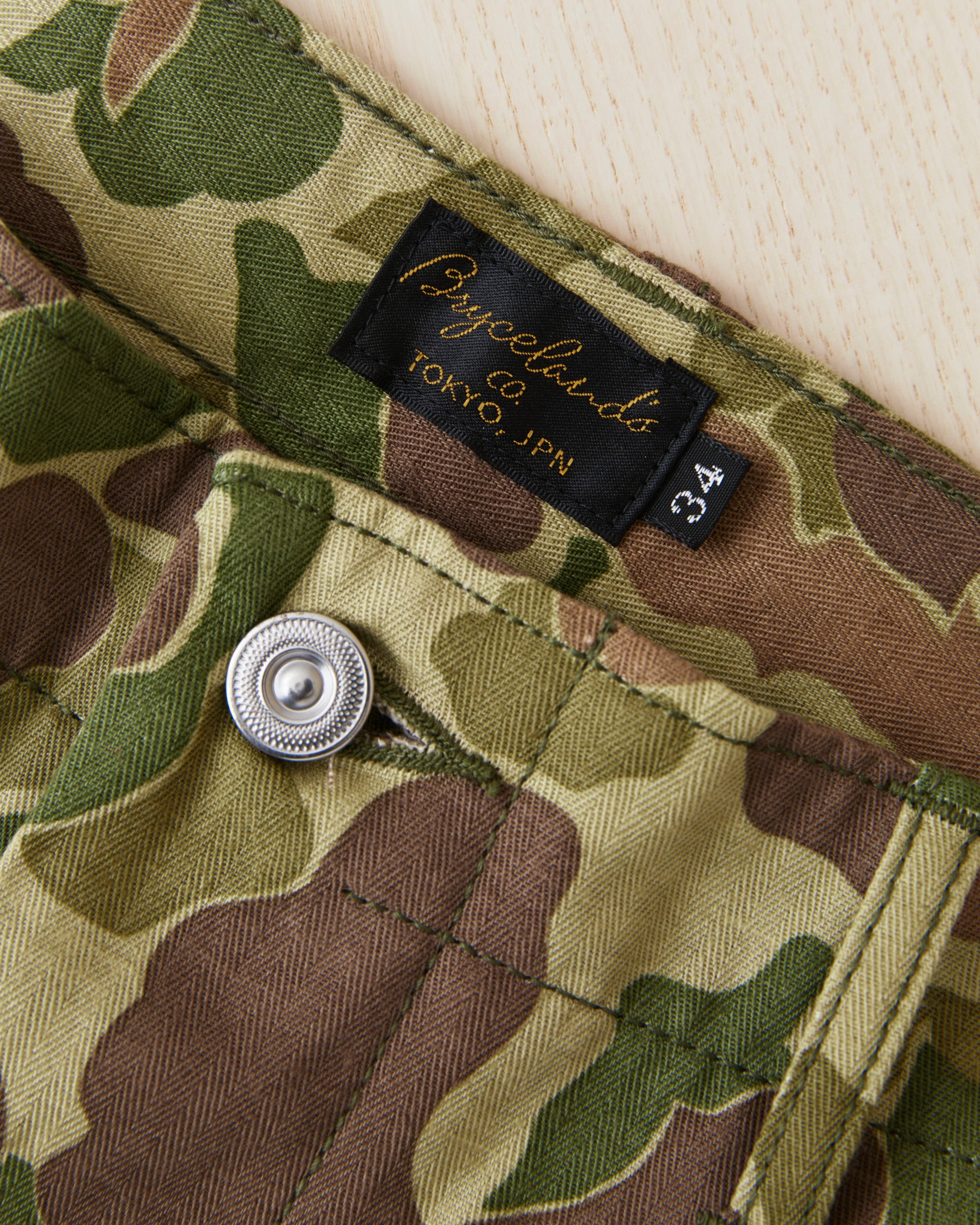 Bryceland's The Black Bean Label P13's Pants Frogskin Camouflage