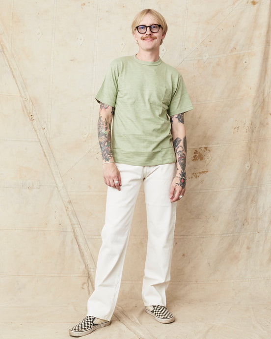 Warehouse & Co. Lot 4601 Pocket T-shirt Pale Green