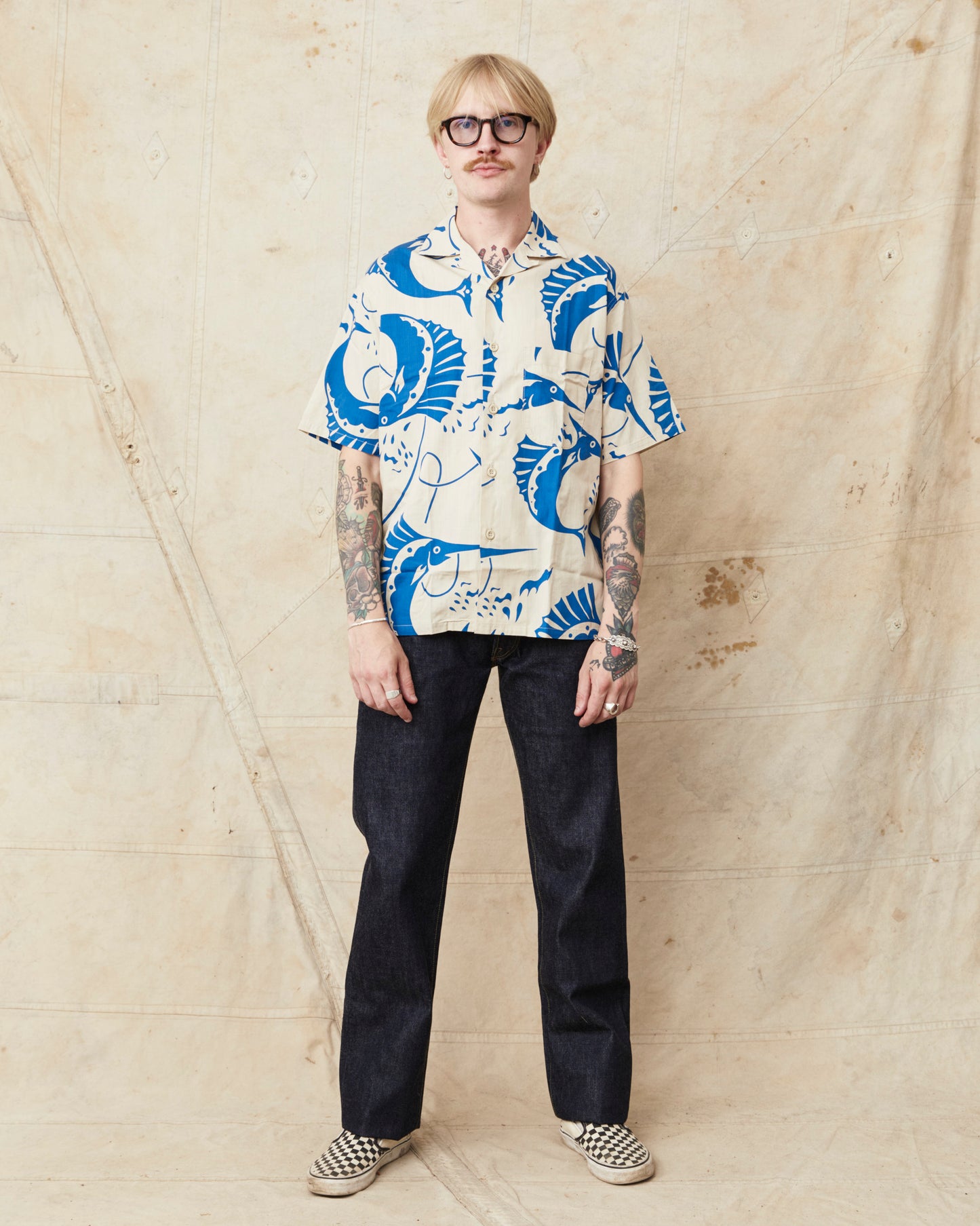 Warehouse & Co. John Gluckow Lot JG-18 Sailfish Shirt