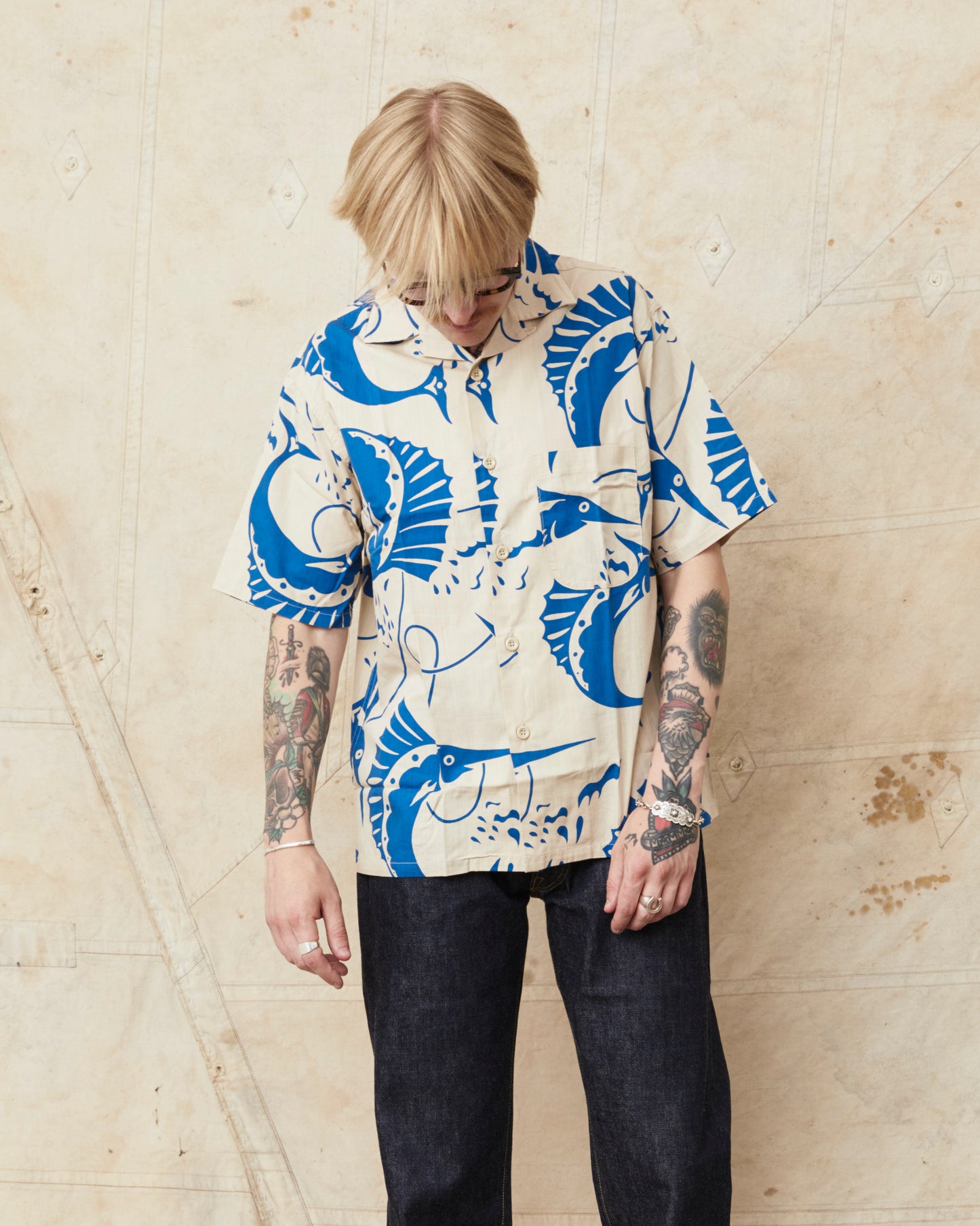 Warehouse & Co. John Gluckow Lot JG-18 Sailfish Shirt